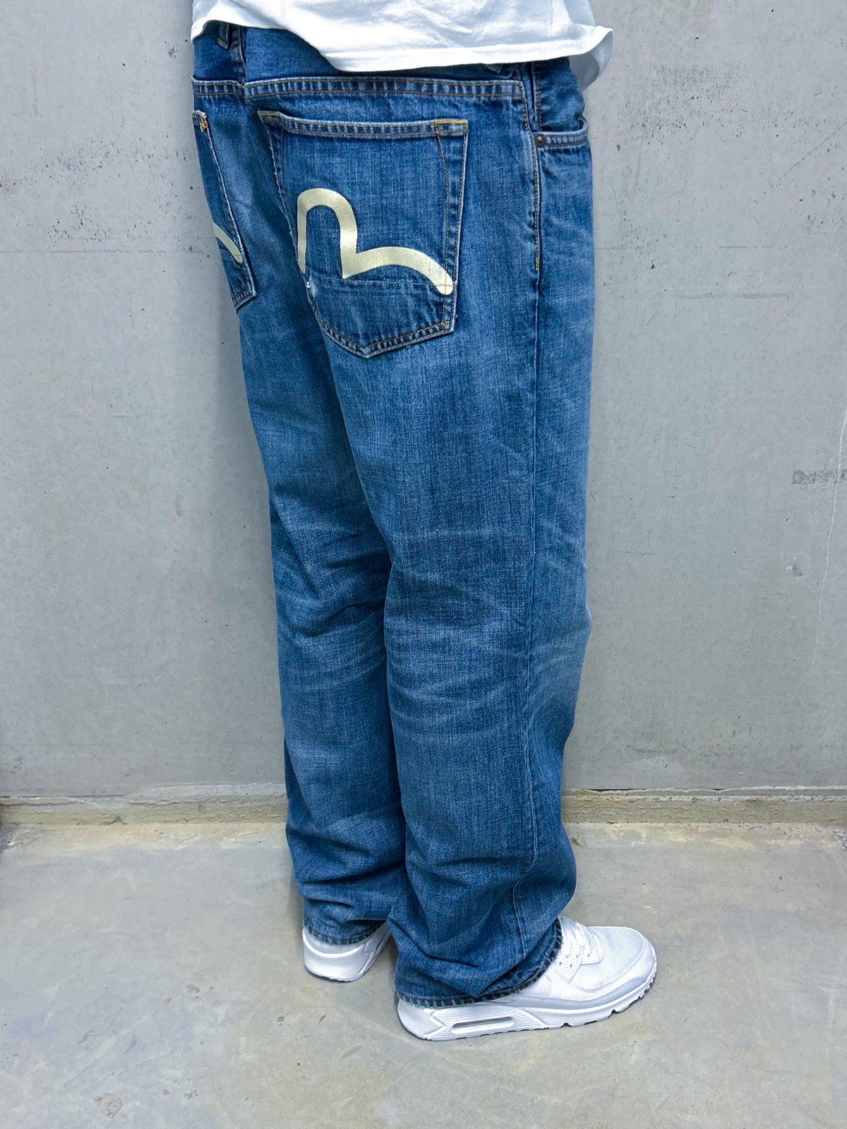 Evisu Vintage Baggy Jeans | Fittet L 34/34