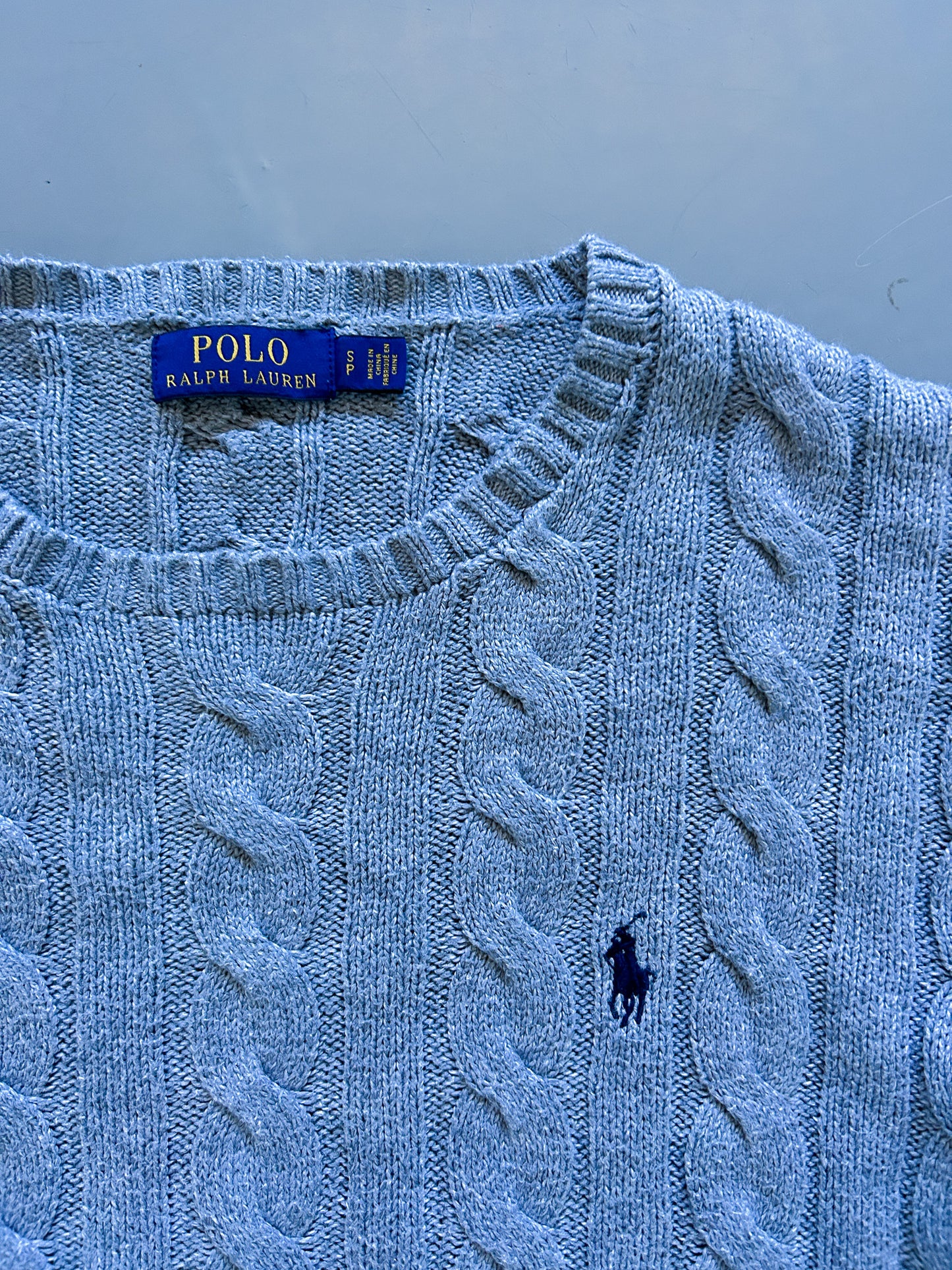 Polo Ralph Lauren Vintage *CABLE KNIT* Pullover | S