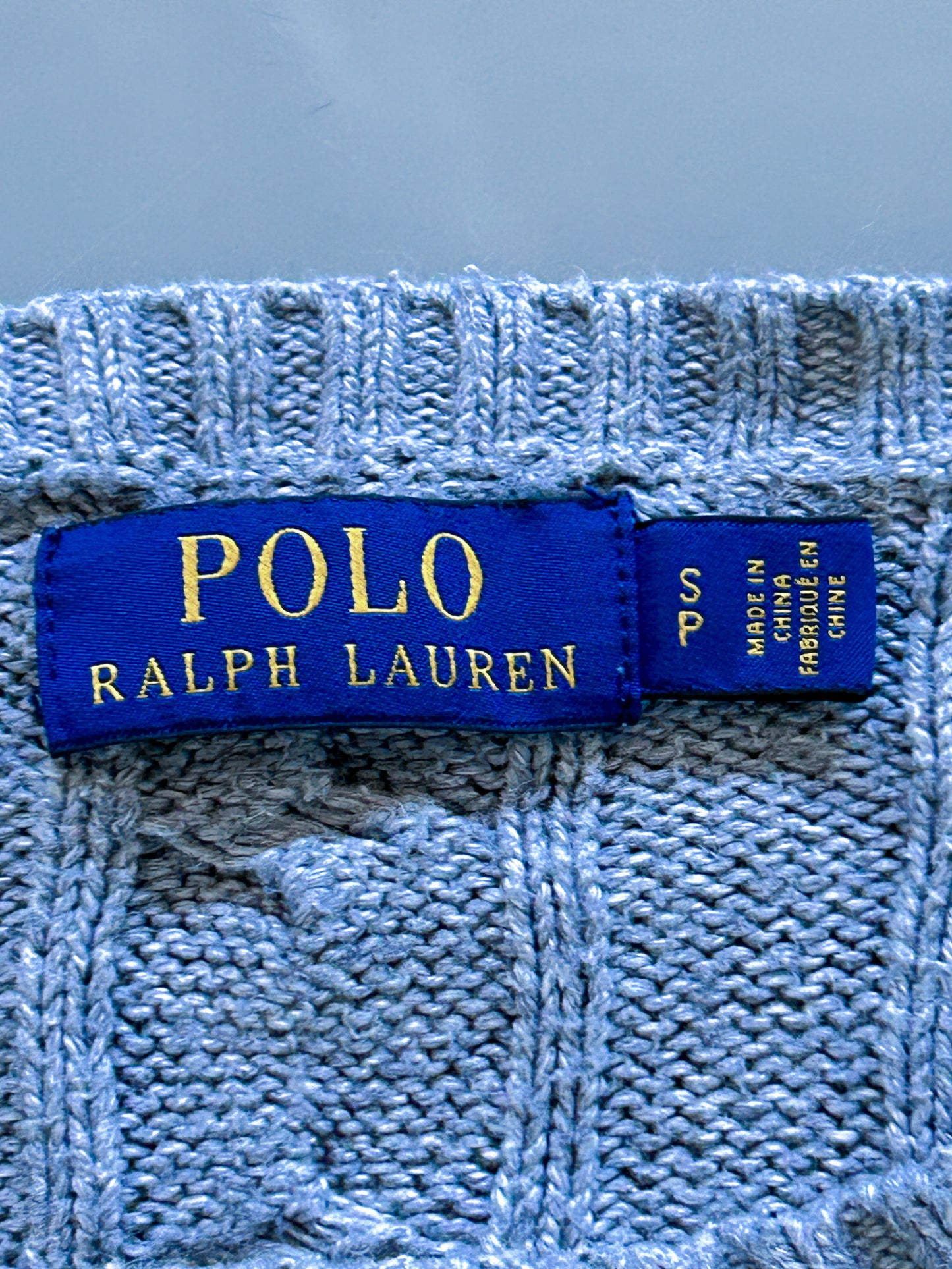 Polo Ralph Lauren Vintage *CABLE KNIT* Pullover | S