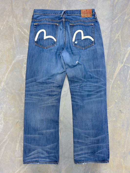 Vintage Evisu Baggy Jeans | L