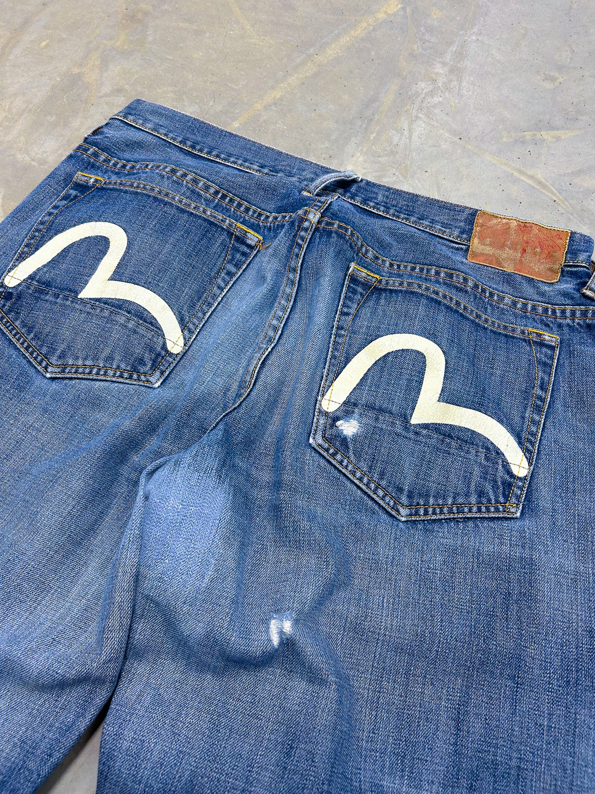 Evisu Vintage Baggy Jeans | Fittet L 34/34
