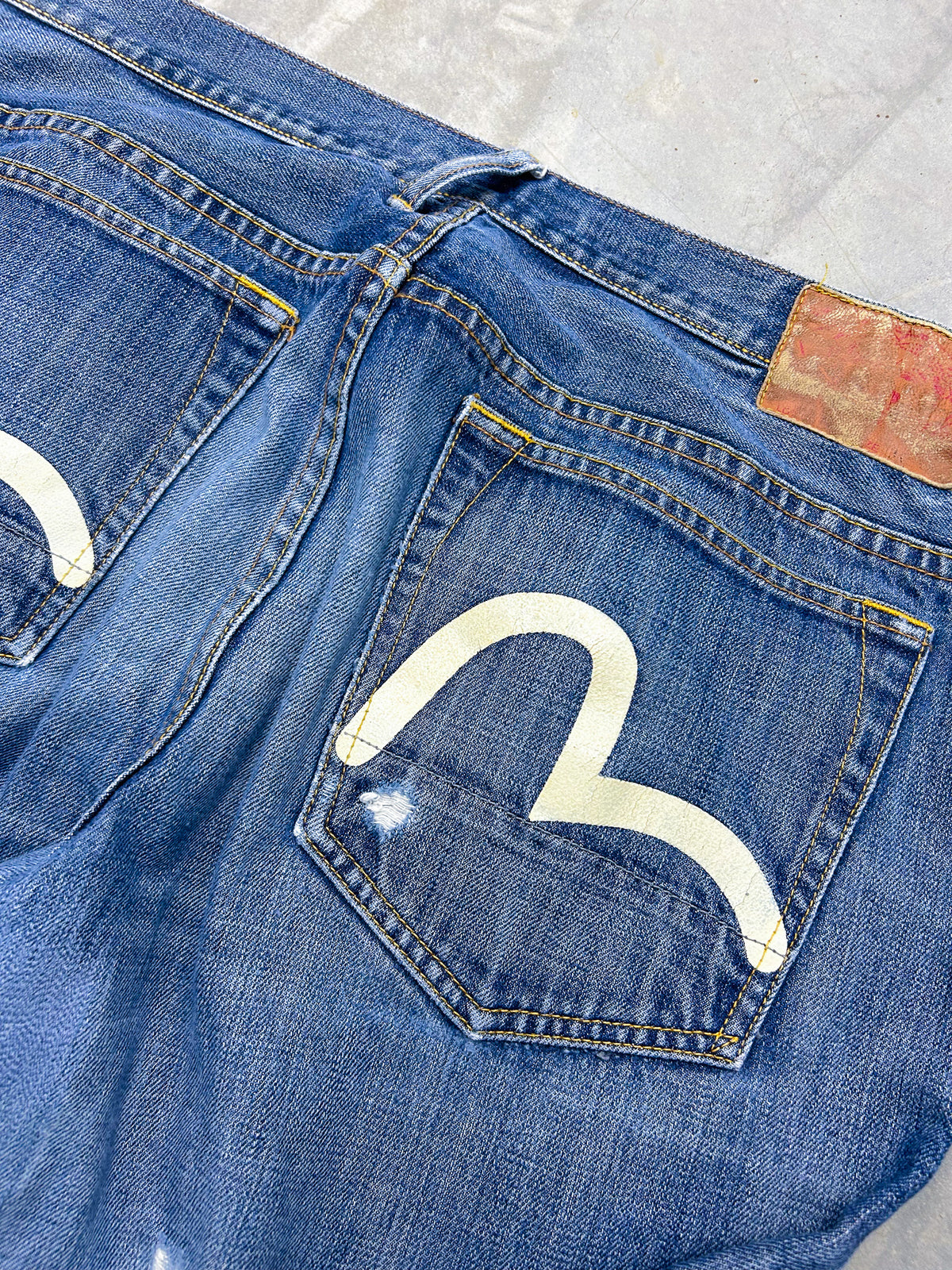 Evisu Vintage Baggy Jeans | Fittet L 34/34