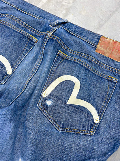 Evisu Vintage Baggy Jeans | Fittet L 34/34