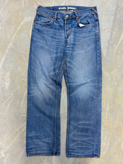 Evisu Vintage Baggy Jeans | Fittet L 34/34