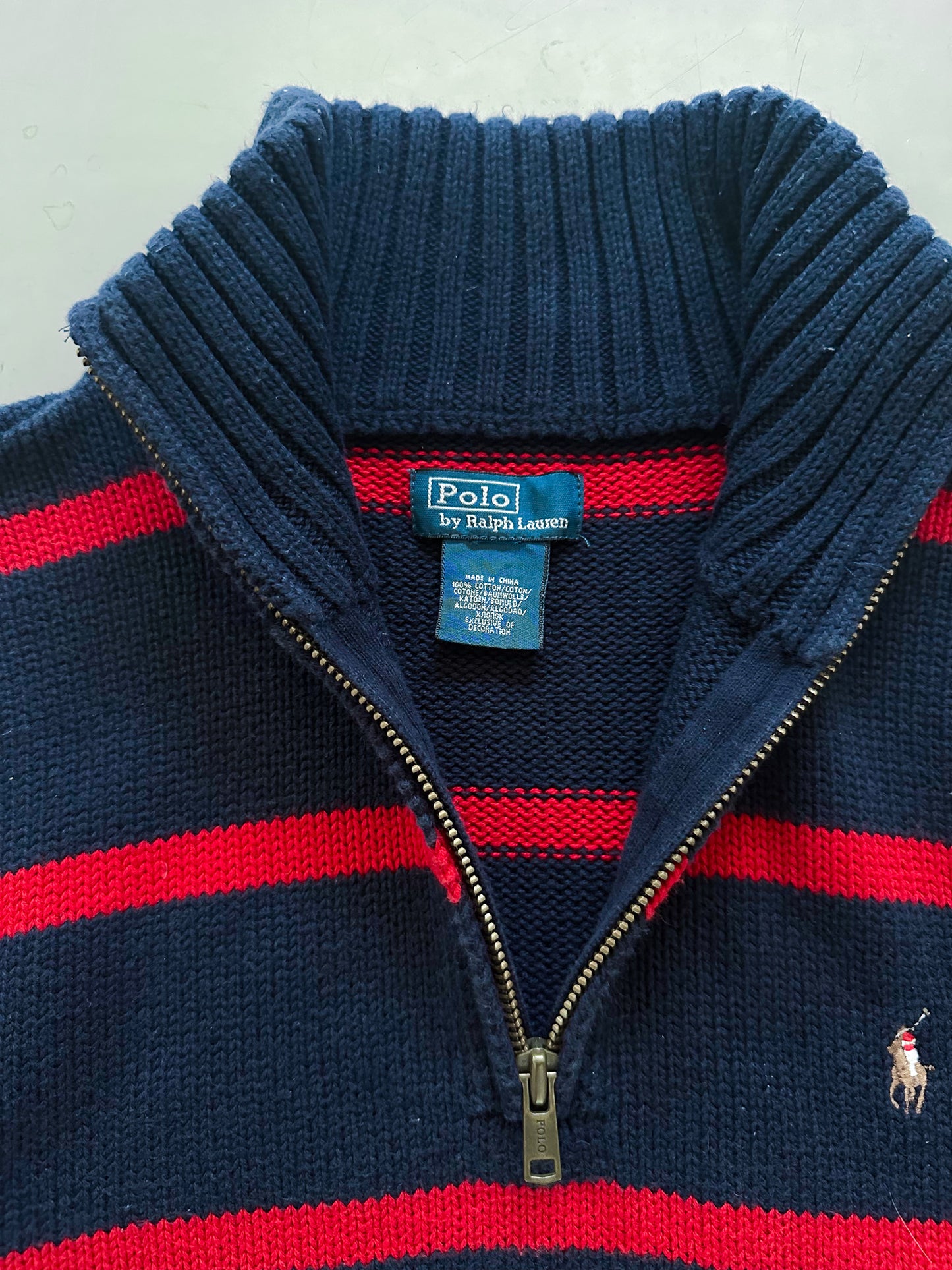Polo Ralph Lauren Vintage Quarter Zip Pullover | S