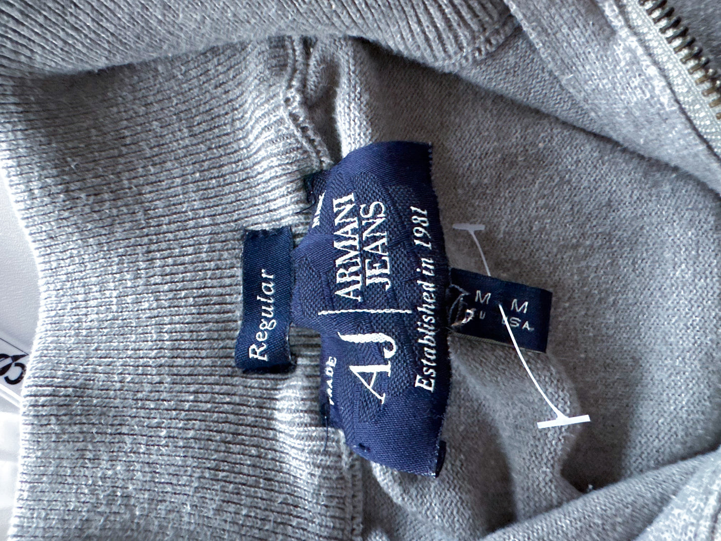 Vintage Emporio Armani Sweatjacket | M