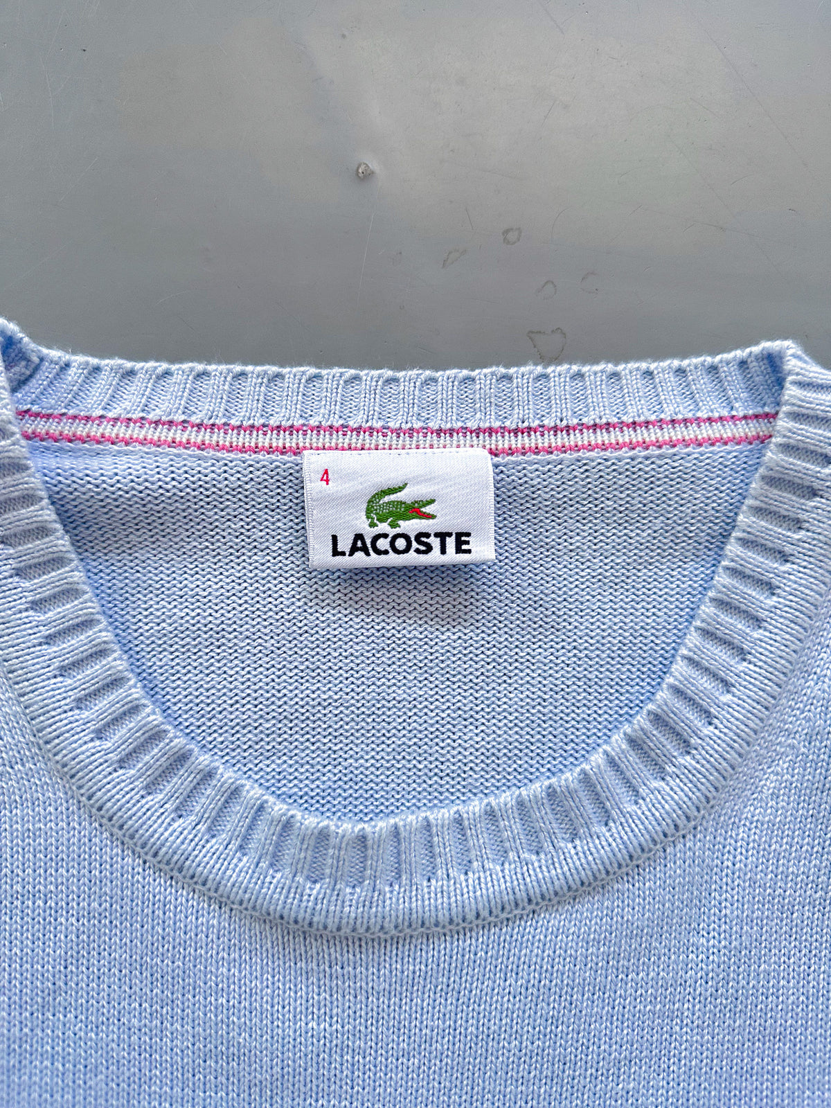 Lacoste Vintage *Babyblue* Pullover | M