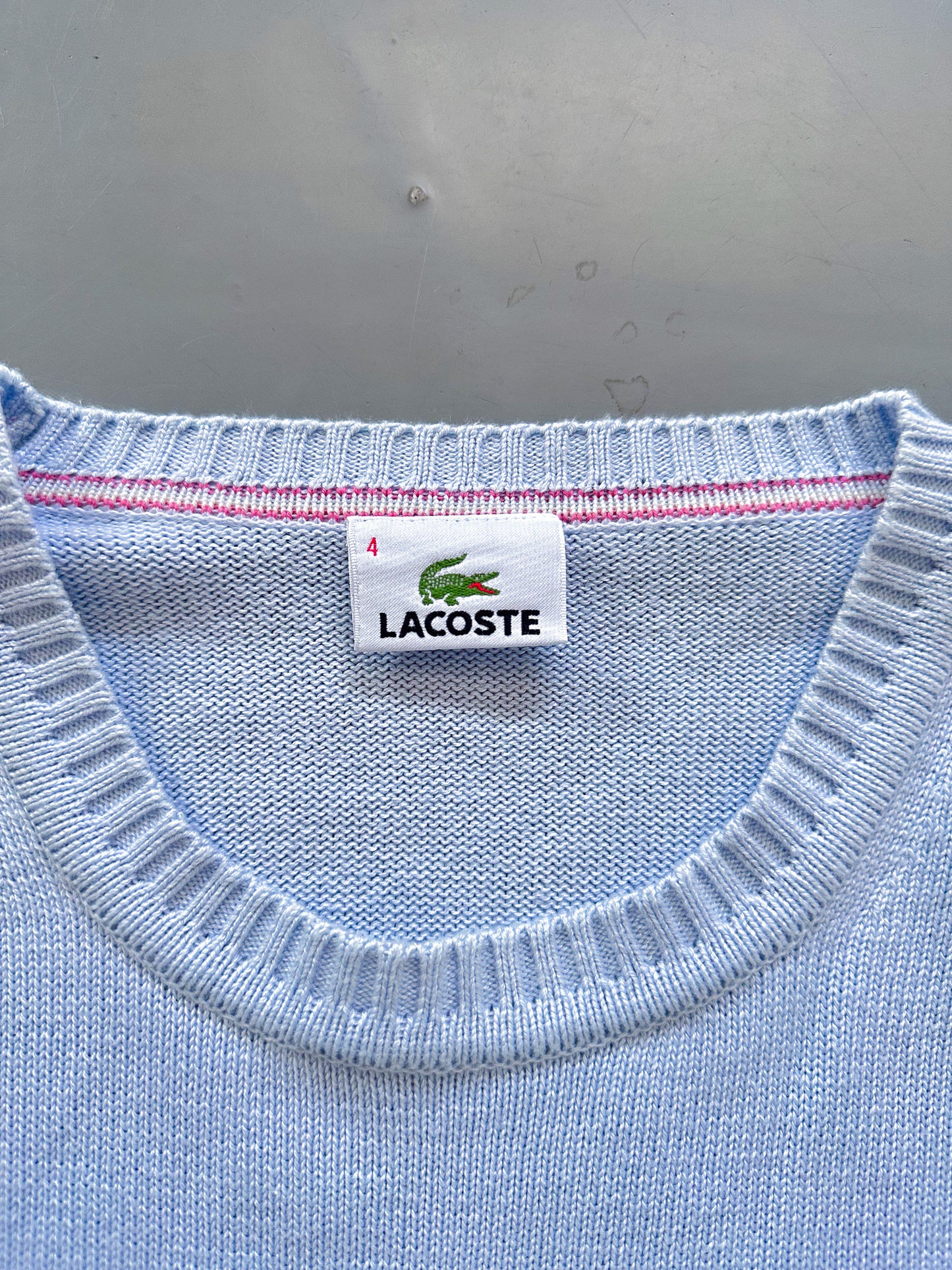 Lacoste Vintage *Babyblue* Pullover | M
