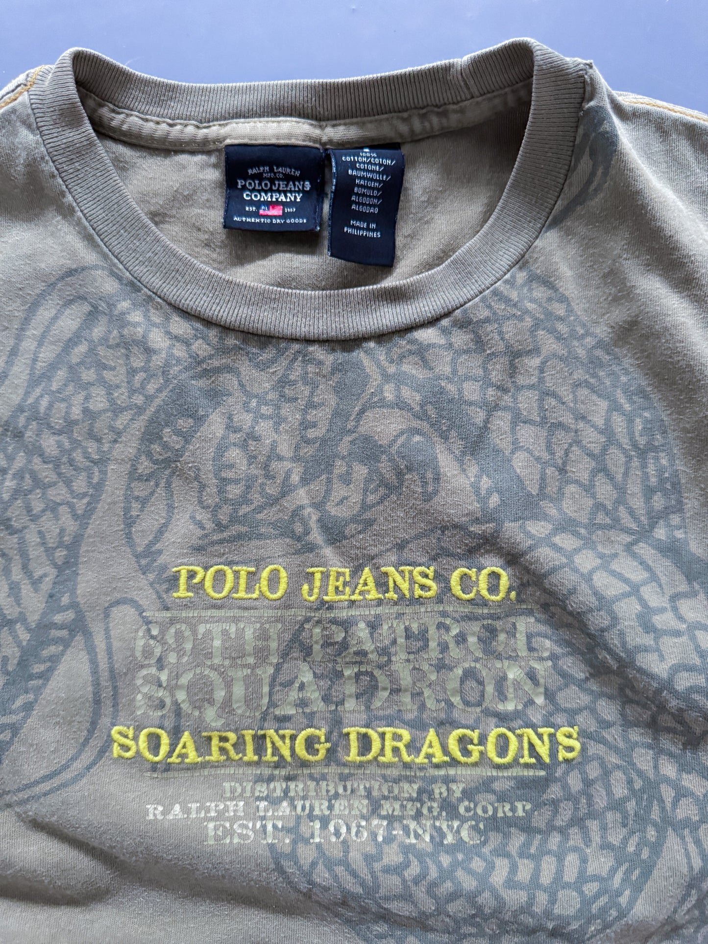 Polo Ralph Lauren Vintage *Soaring Dragons* Longsleeve / Pullover | S
