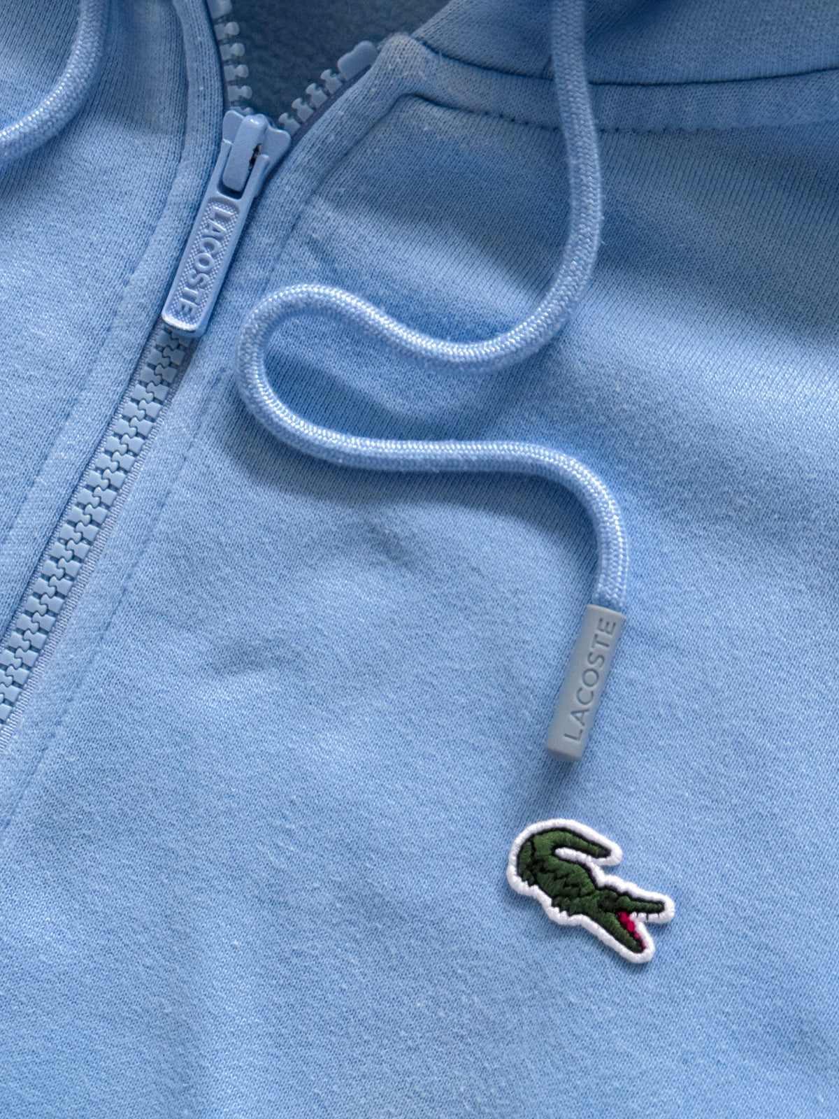 Lacoste Vintage *Babyblue* Sweatjacke | L