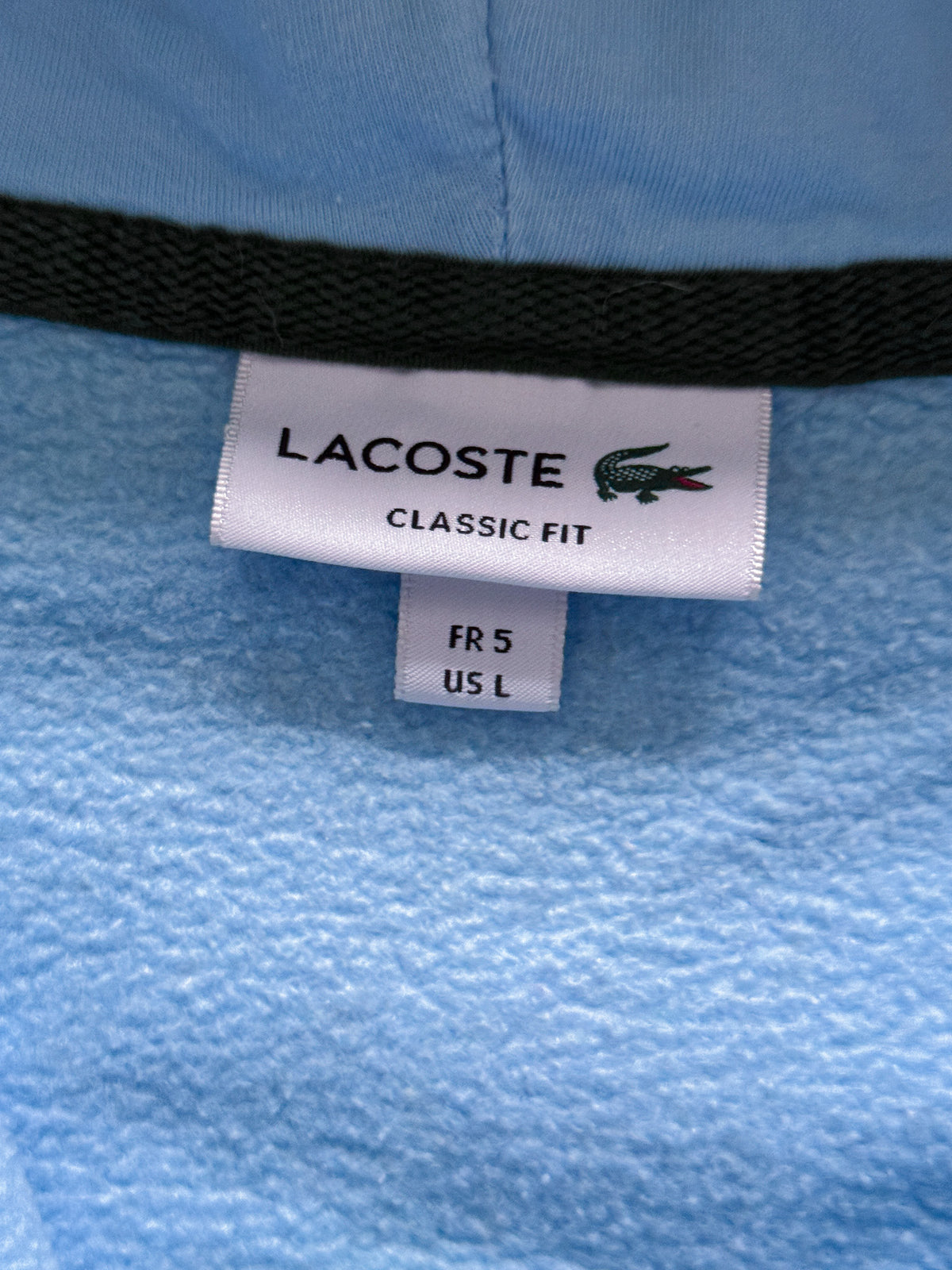 Lacoste Vintage *Babyblue* Sweatjacke | L