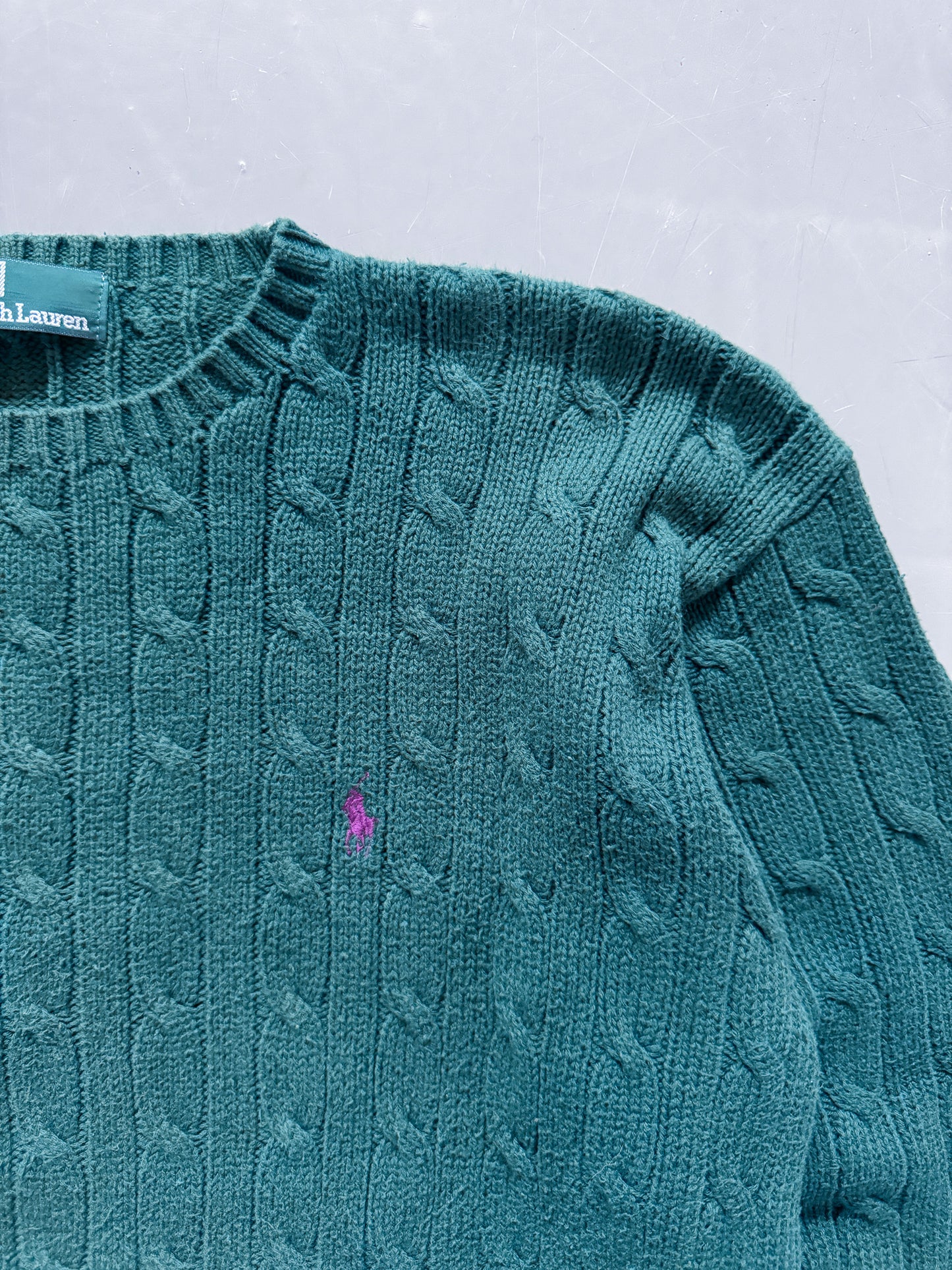 Polo Ralph Lauren Vintage *Cable Knit* Pullover | S