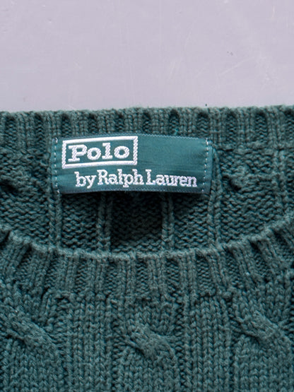 Polo Ralph Lauren Vintage *Cable Knit* Pullover | S
