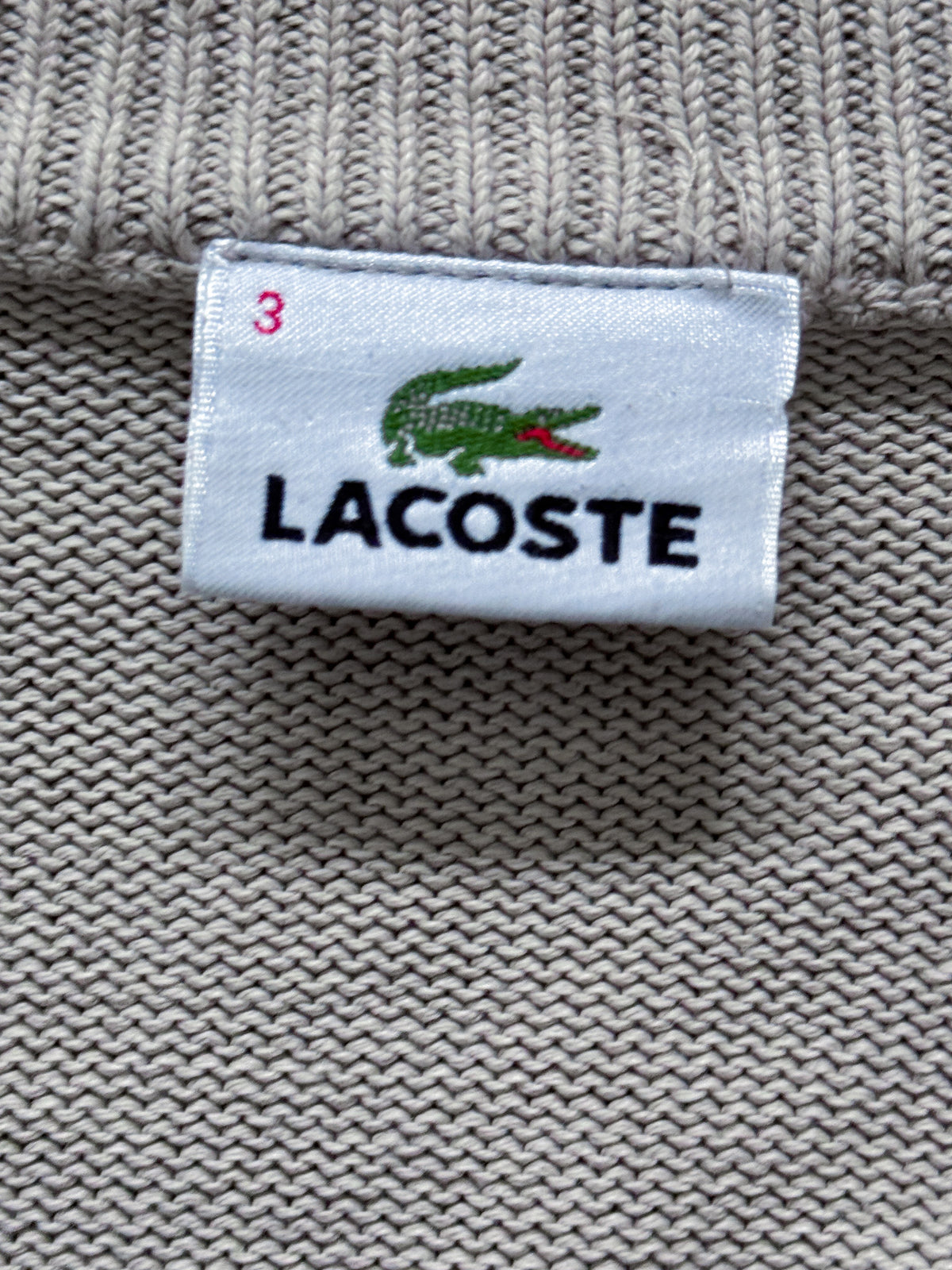 Lacoste Vintage Strickjacke | S