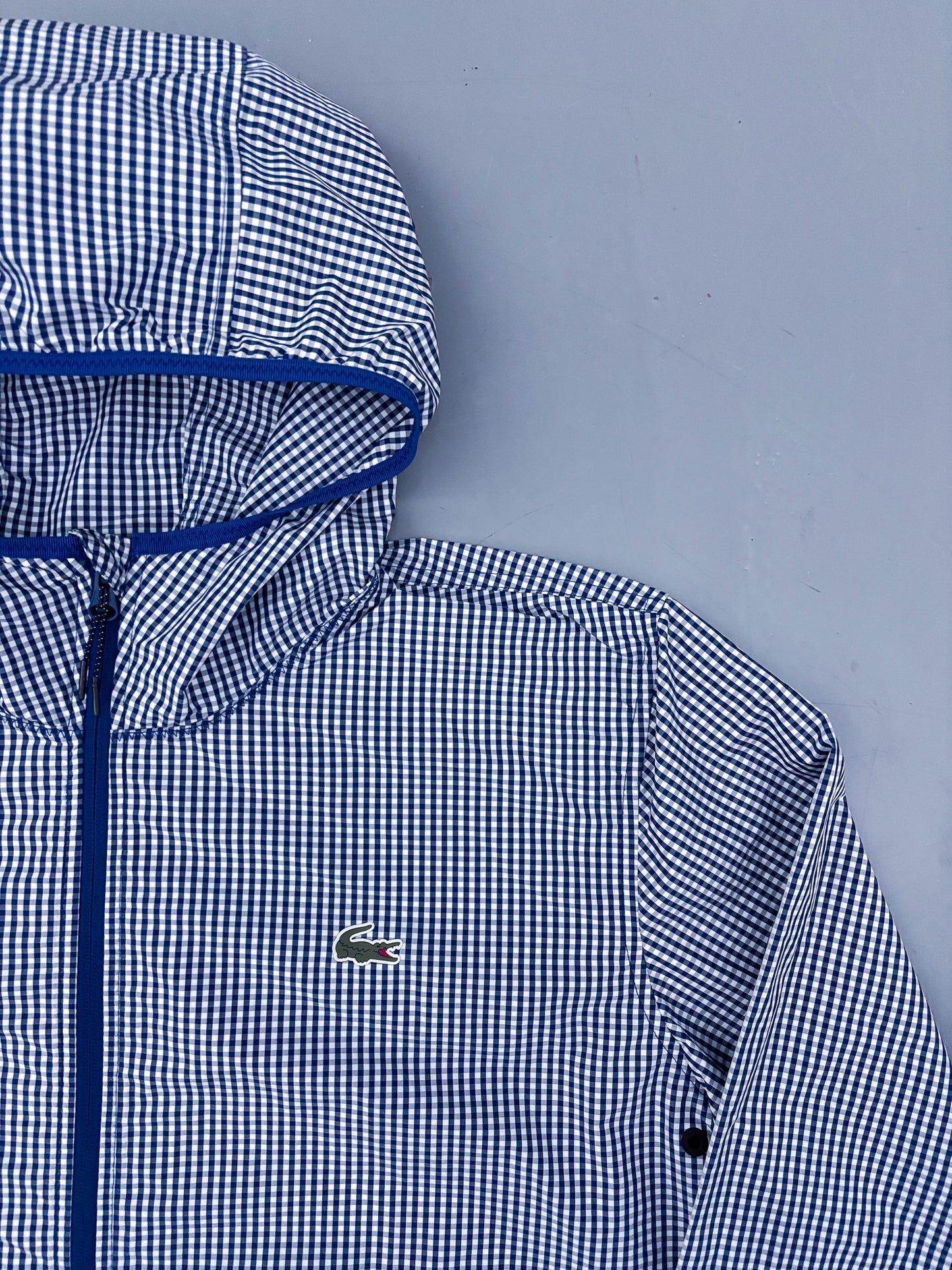 Lacoste Vintage *PLAID* Trackjacket | L