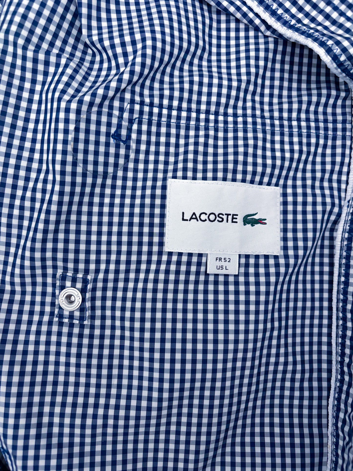 Lacoste Vintage *PLAID* Trackjacket | L