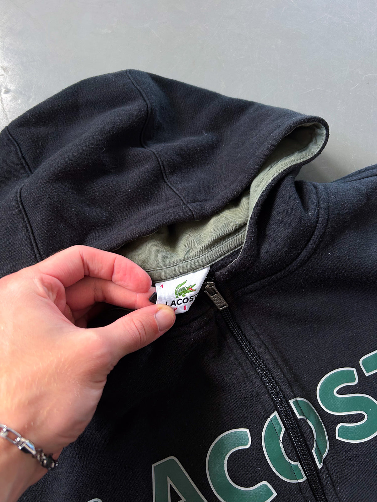 Lacoste Vintage Sweatjacke | M