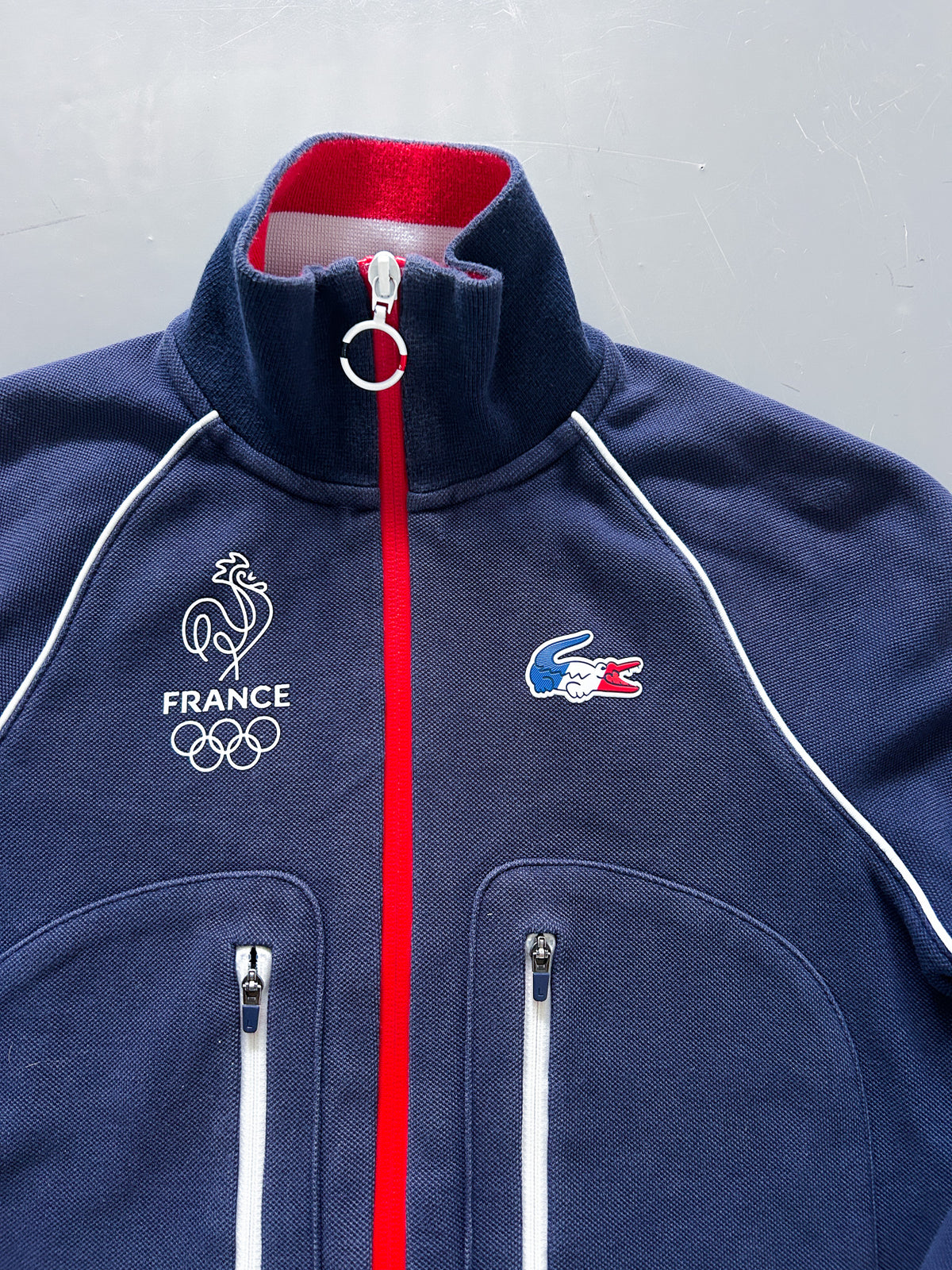 Lacoste x France Vintage Sweatjacke | XS