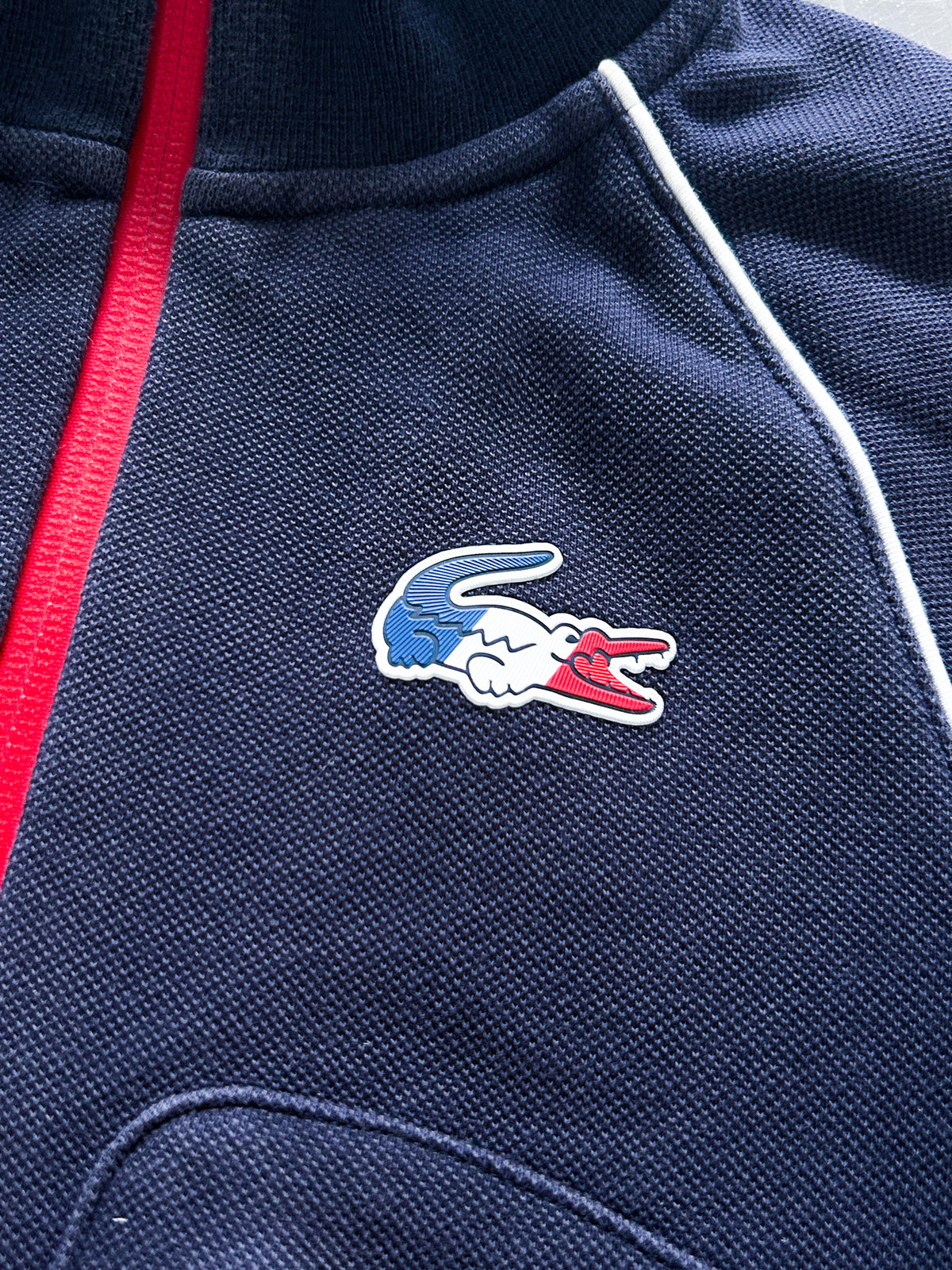 Lacoste x France Vintage Sweatjacke | XS