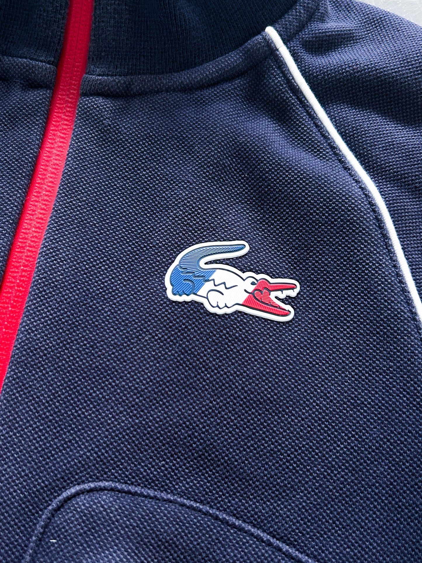 Lacoste x France Vintage Sweatjacke | XS