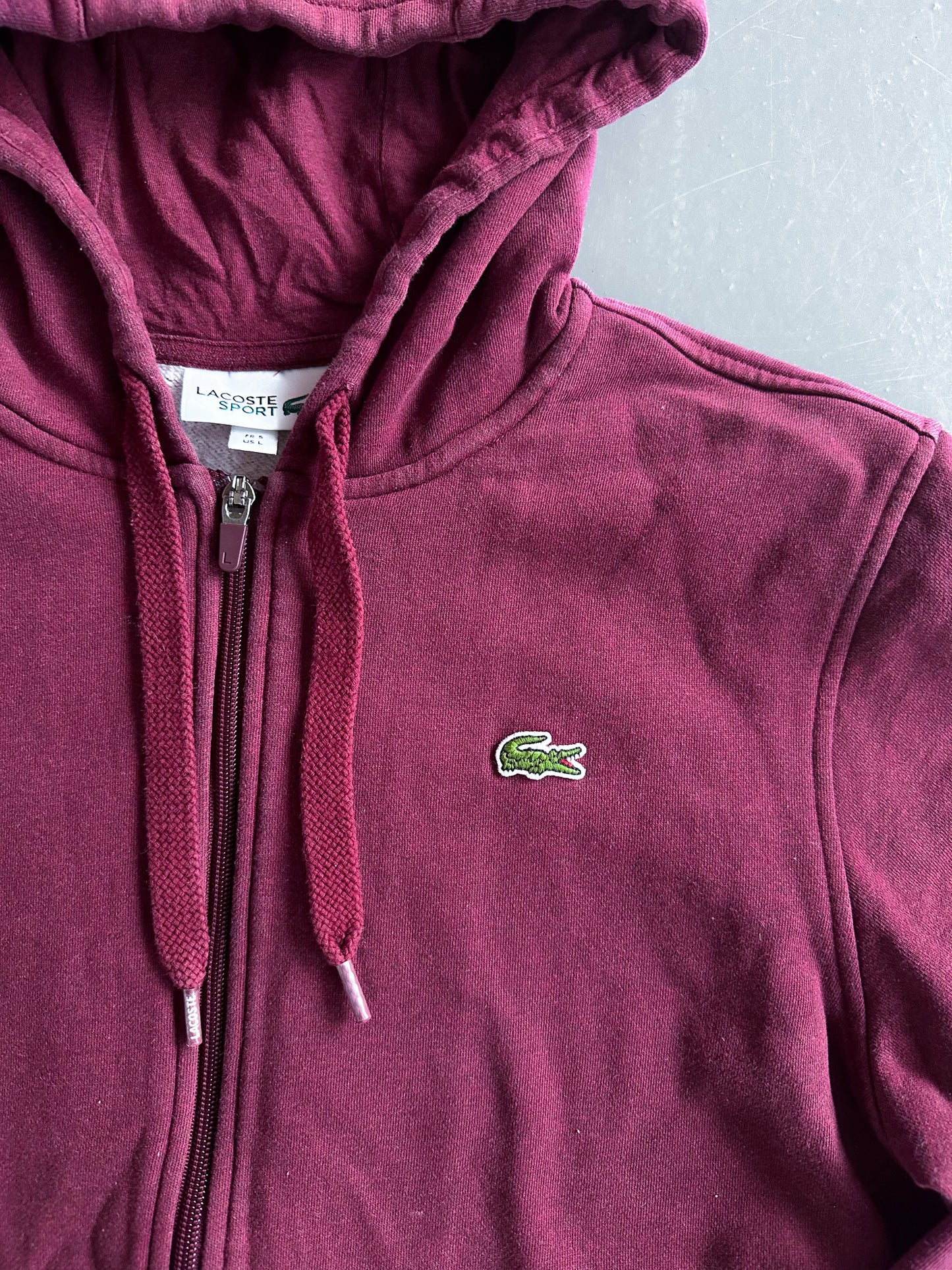 Vintage Lacoste Strickjacke | L