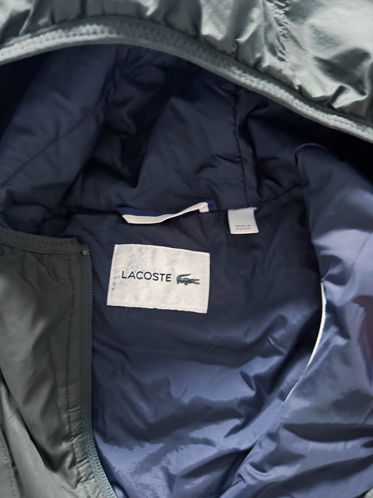 Lacoste Vintage Puffer / Winter Jacket | L
