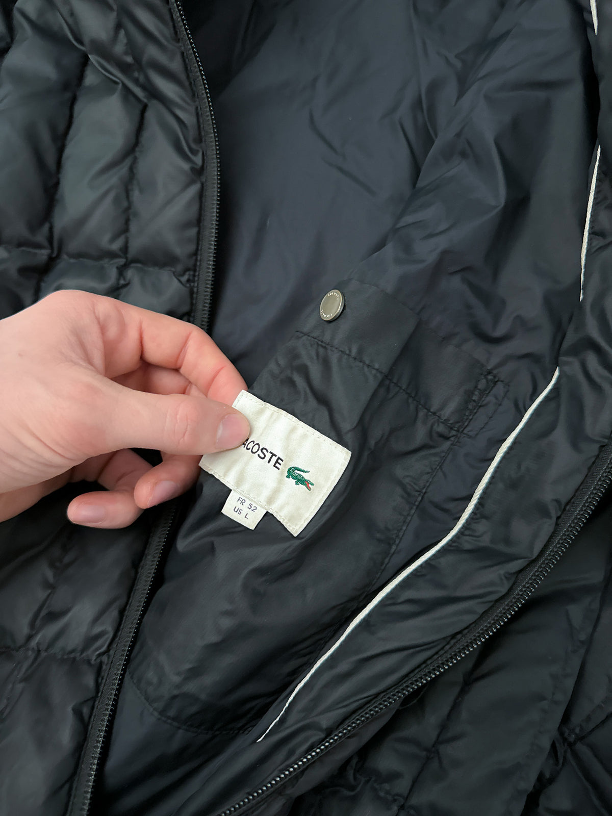 Lacoste Vintage Puffer Jacket | M
