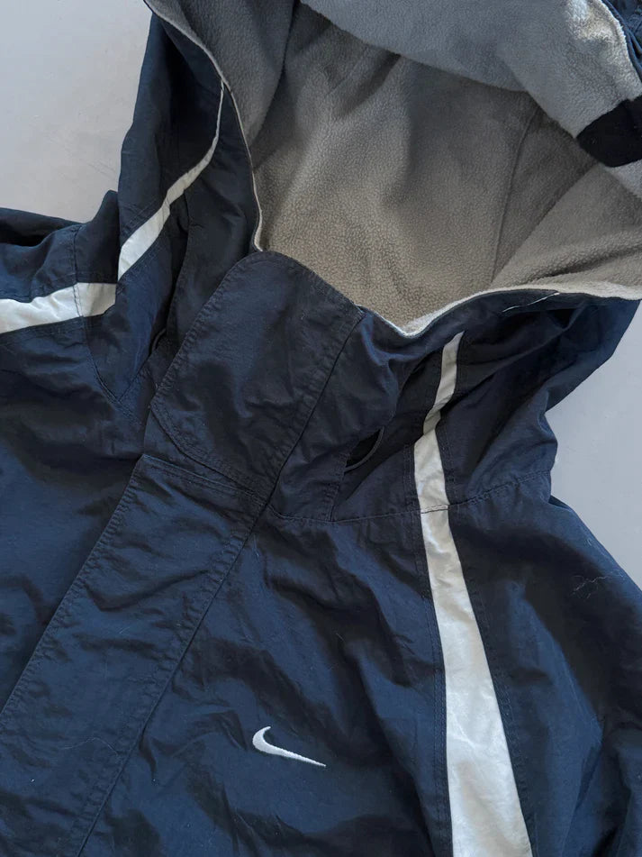 NIKE VINTAGE *REVERSIBLE* FLEECE / TRACKJACKET| S