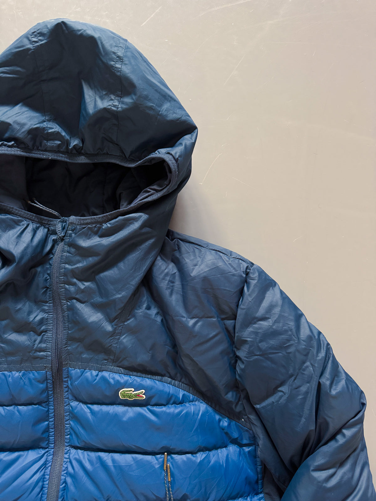 Lacoste Vintage Puffer / Winter Jacke | S