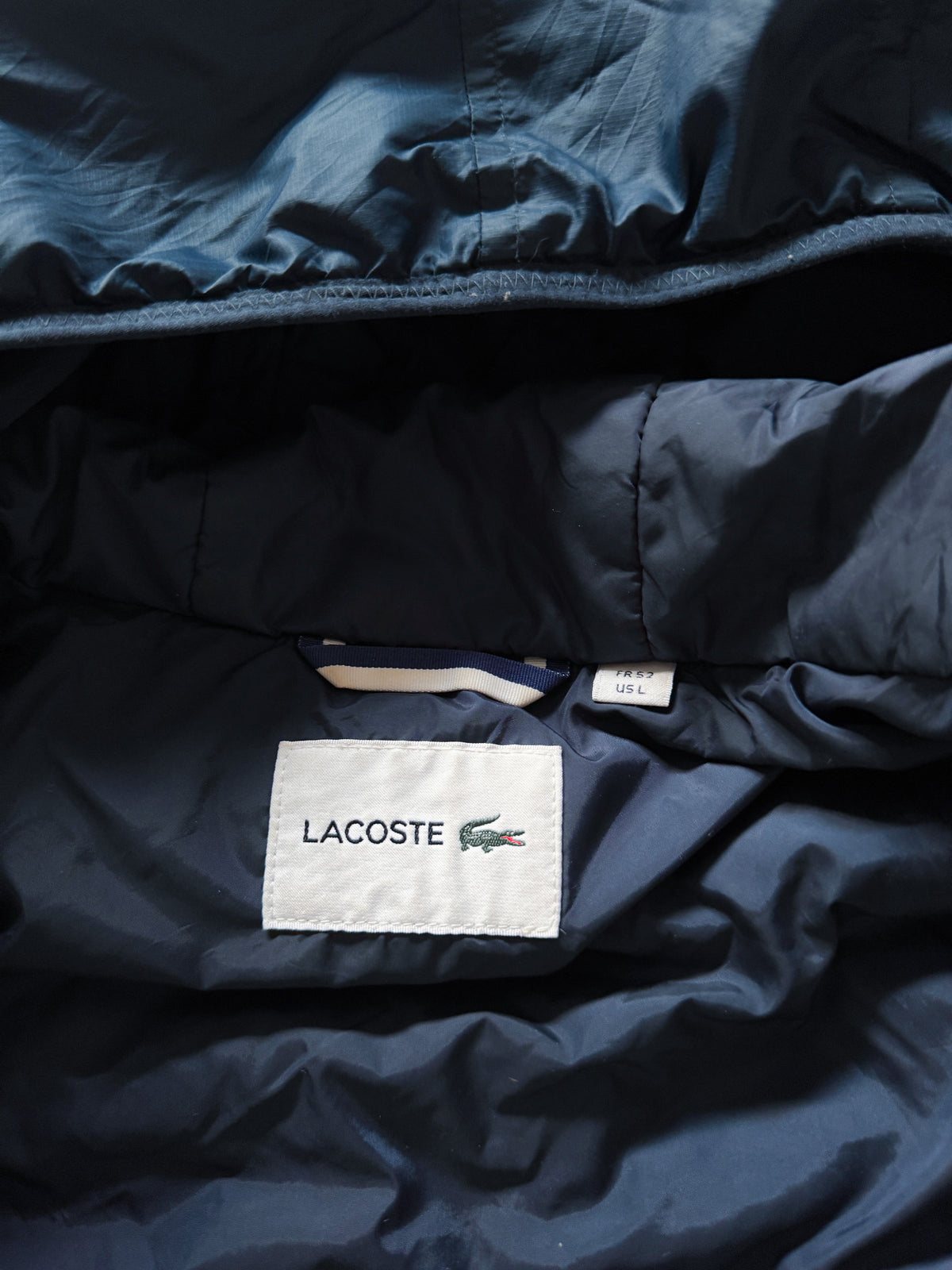Lacoste Vintage Puffer / Winter Jacket | L
