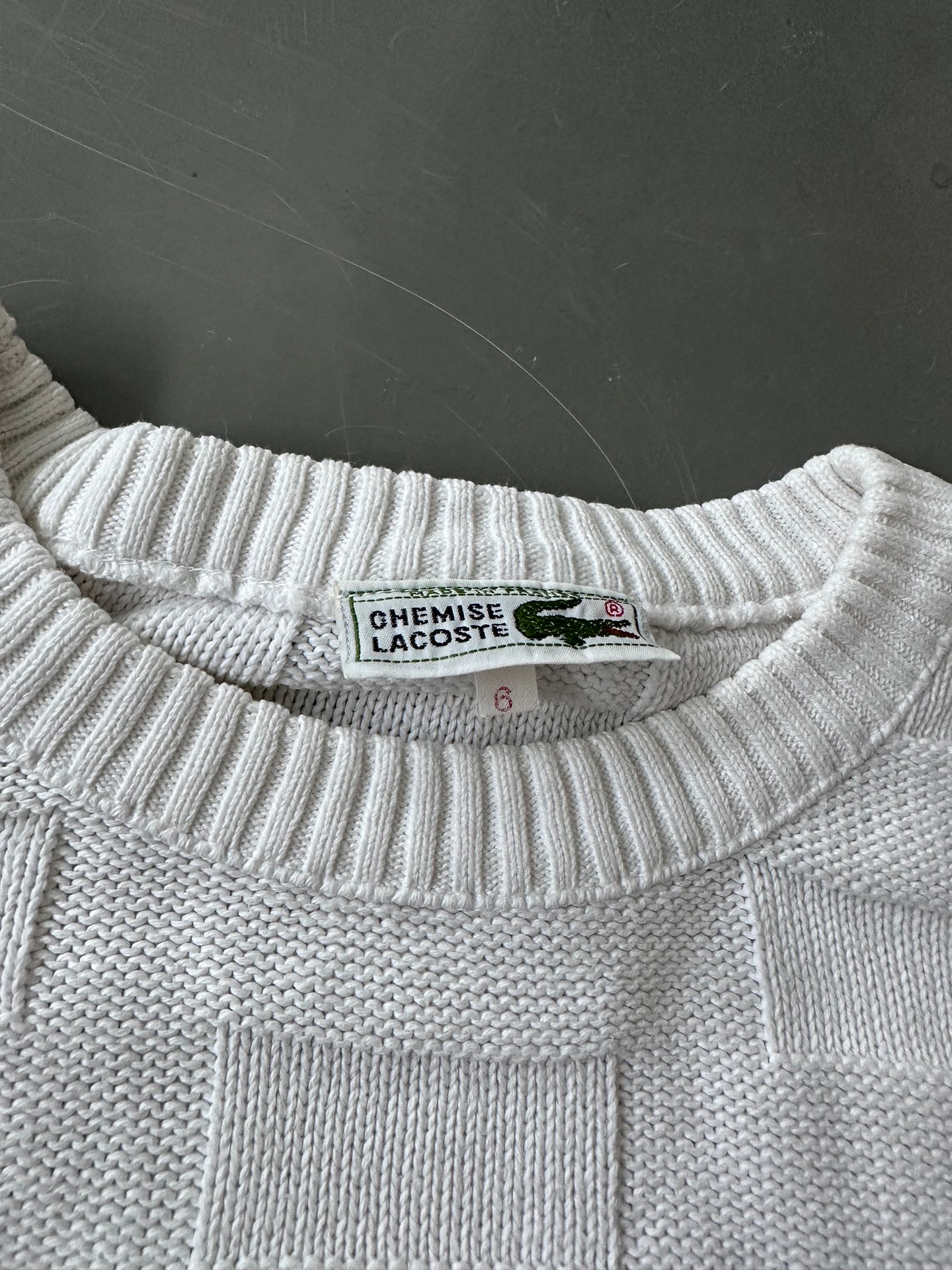 Lacoste Vintage *PREMIUM* Pullover | L