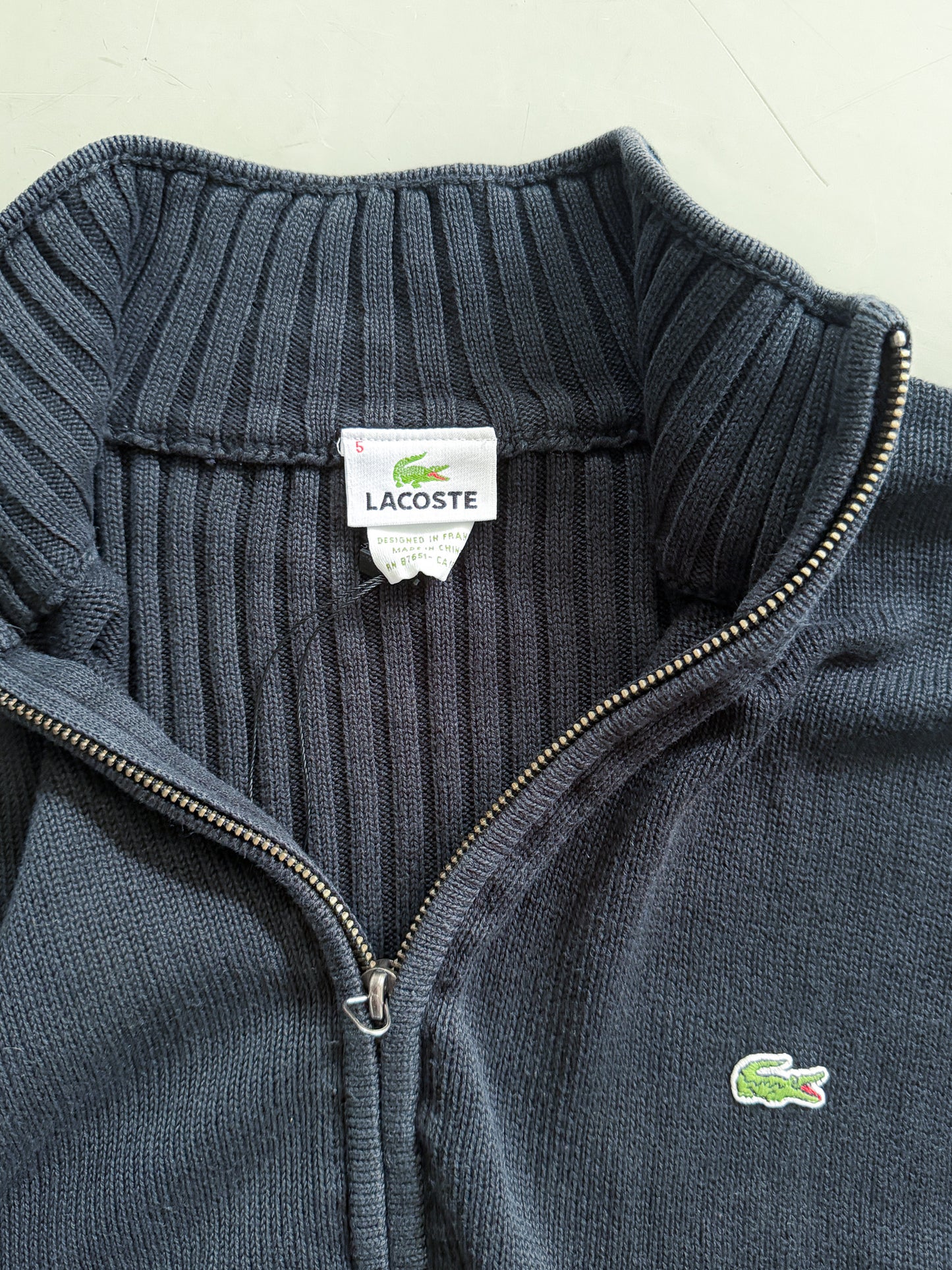 Lacoste Vintage Strickjacke | L