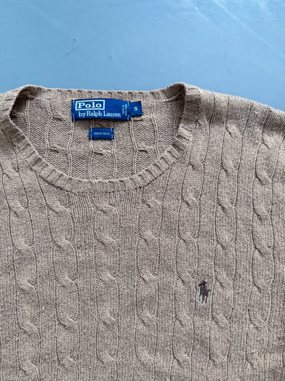 Polo Ralph Lauren Vintage *Cable Knit* Pullover | S