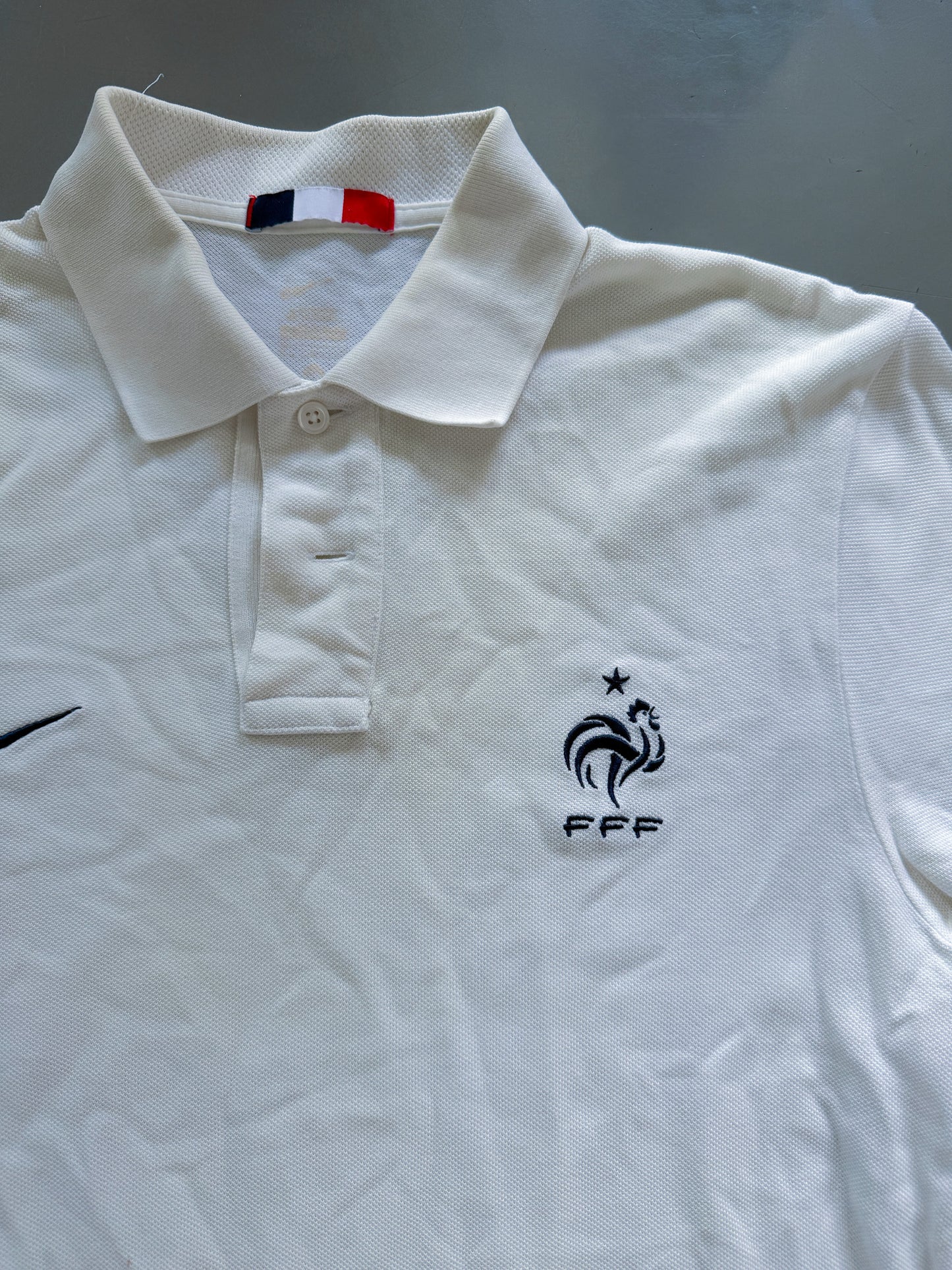 Nike x Frankreich Vintage Polo-Shirt | M