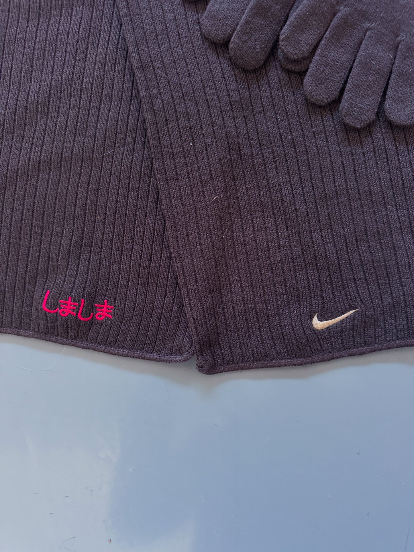 Nike Vintage *JAPAN* Handschuhe / Schal Set | One Size