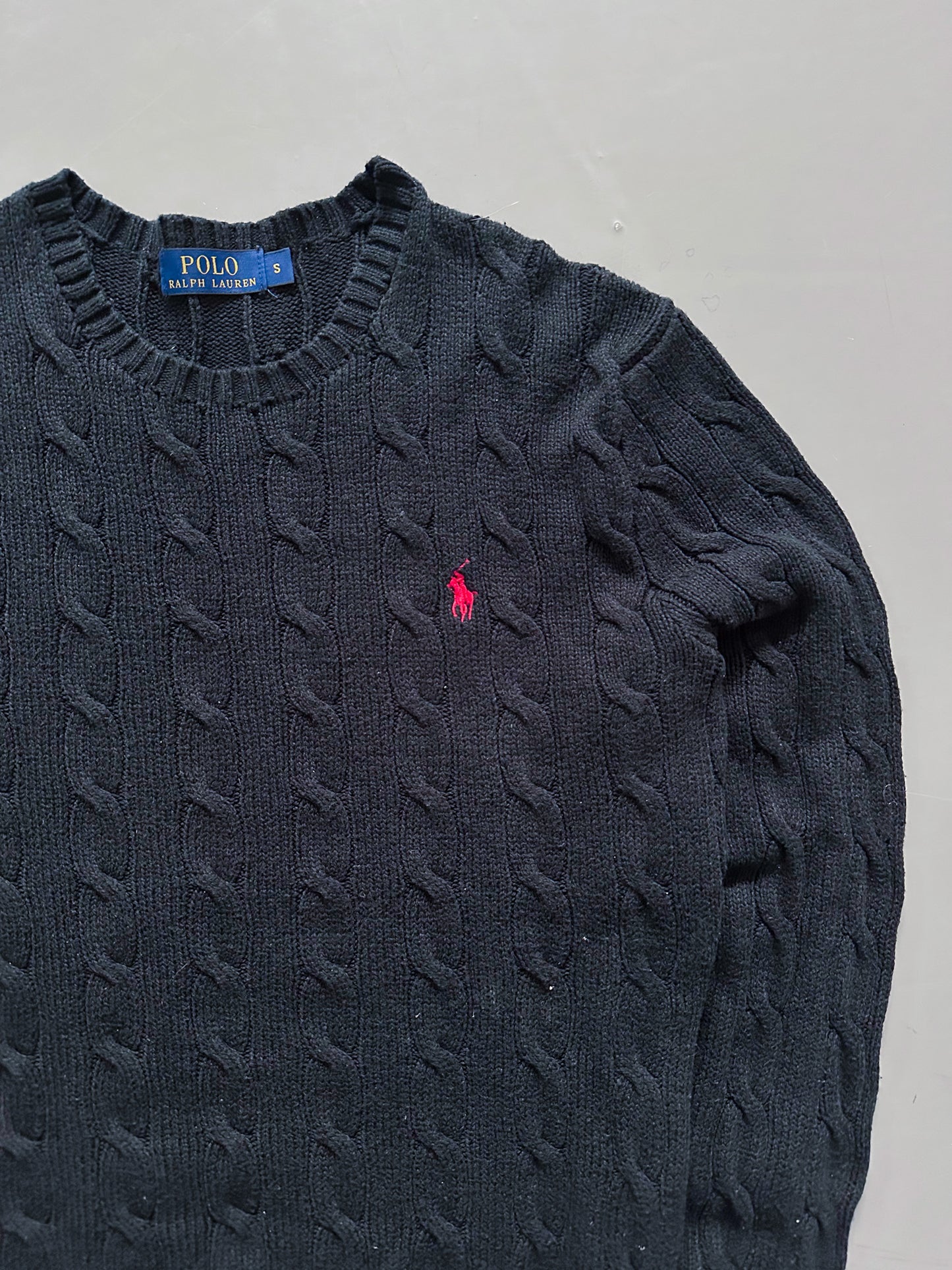 Polo Ralph Lauren Vintage *Cable Knit* Pullover | S