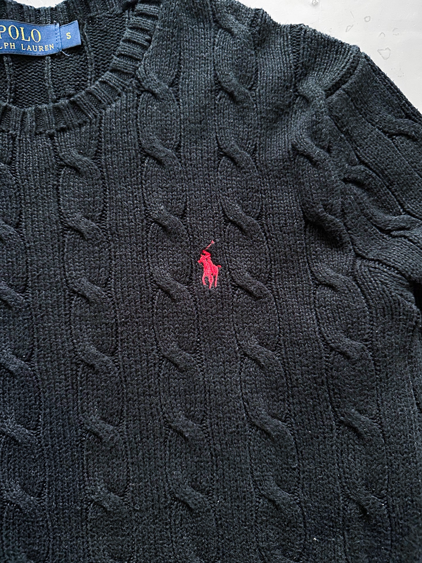 Polo Ralph Lauren Vintage *Cable Knit* Pullover | S