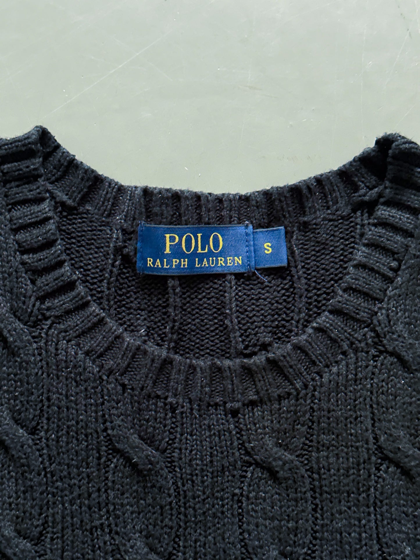 Polo Ralph Lauren Vintage *Cable Knit* Pullover | S