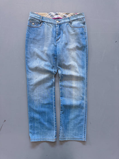 Burberry Y2K Vintage Straight-Fit Jeans | S