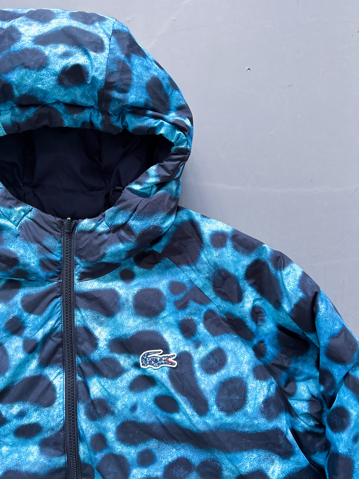 Lacoste x National Geographic *Reversible* Vintage Puffer / Winter Jacket | M