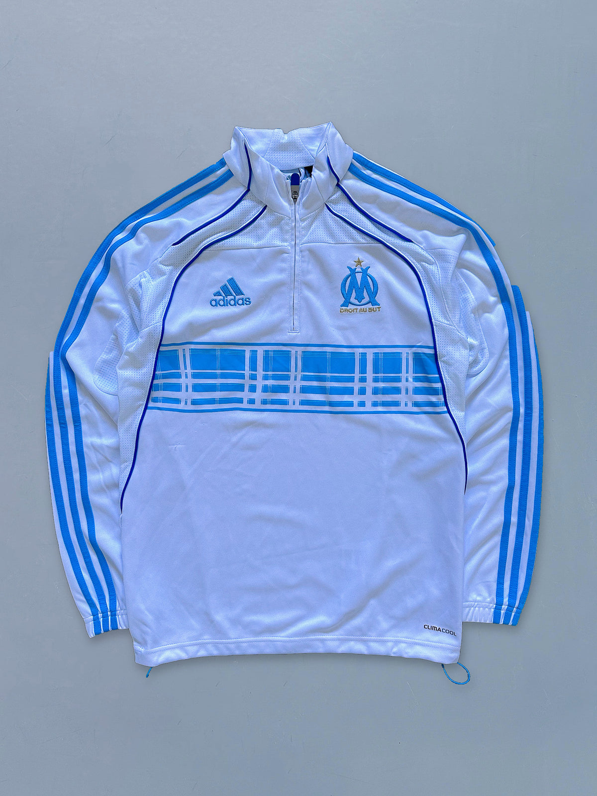 Adidas x Marseille Vintage Quarter Zip Pullover |  S