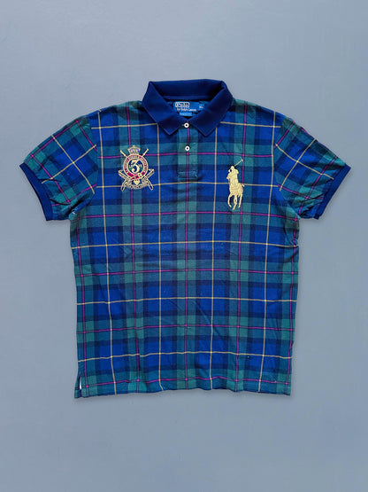 Polo Ralph Lauren Vintage *PLAID* Polo-Shirt | XL