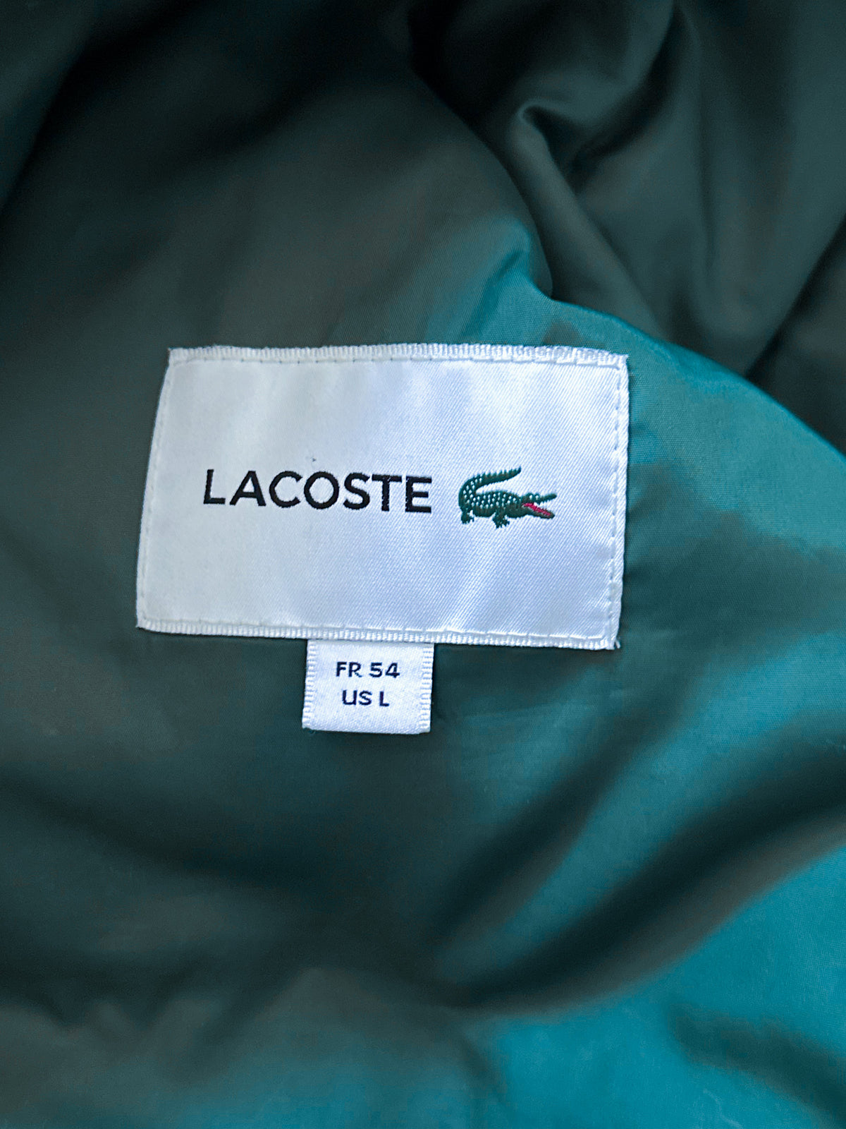 Lacoste Vintage *FOREST GREEN* Puffer / Winter Jacket | L