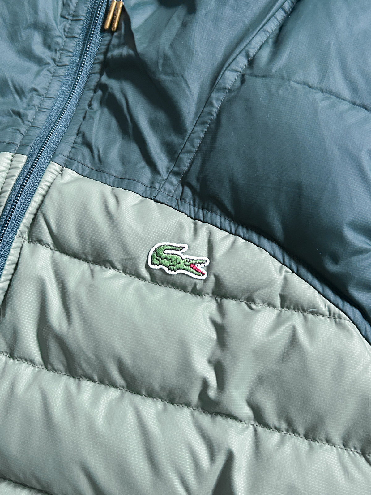 Lacoste Vintage Puffer Weste | S
