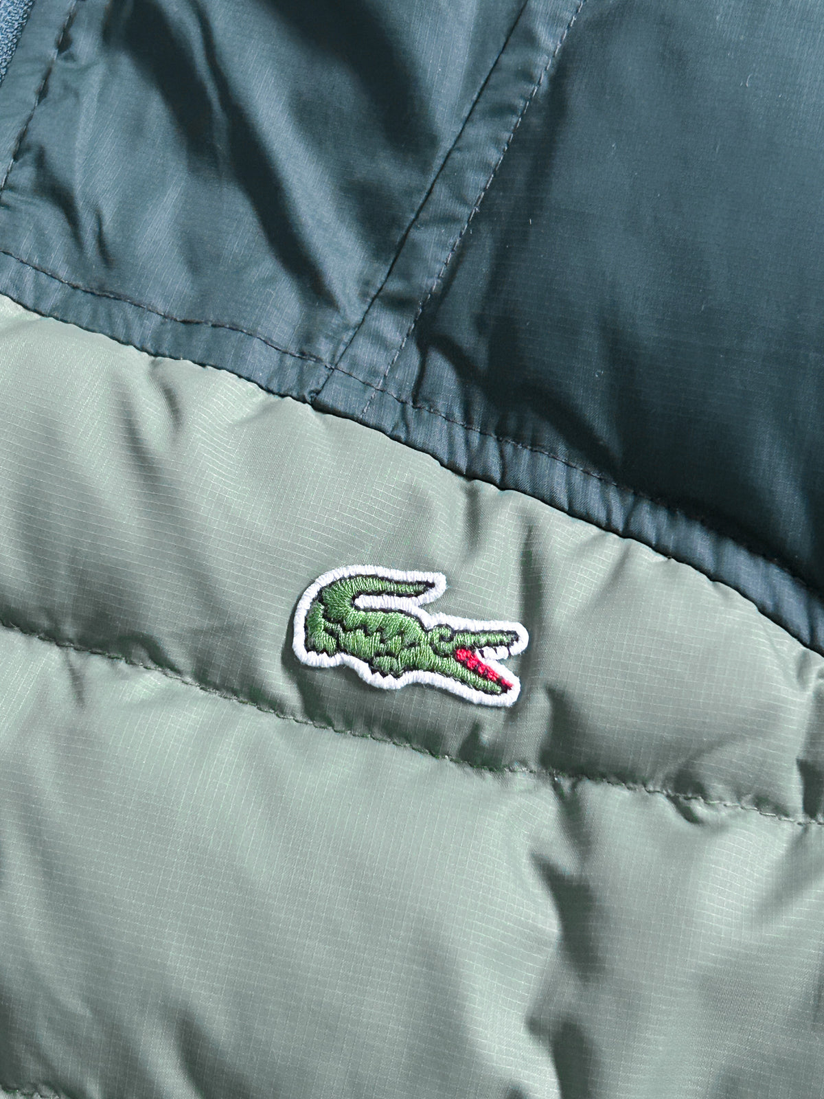 Lacoste Vintage Puffer Weste | S