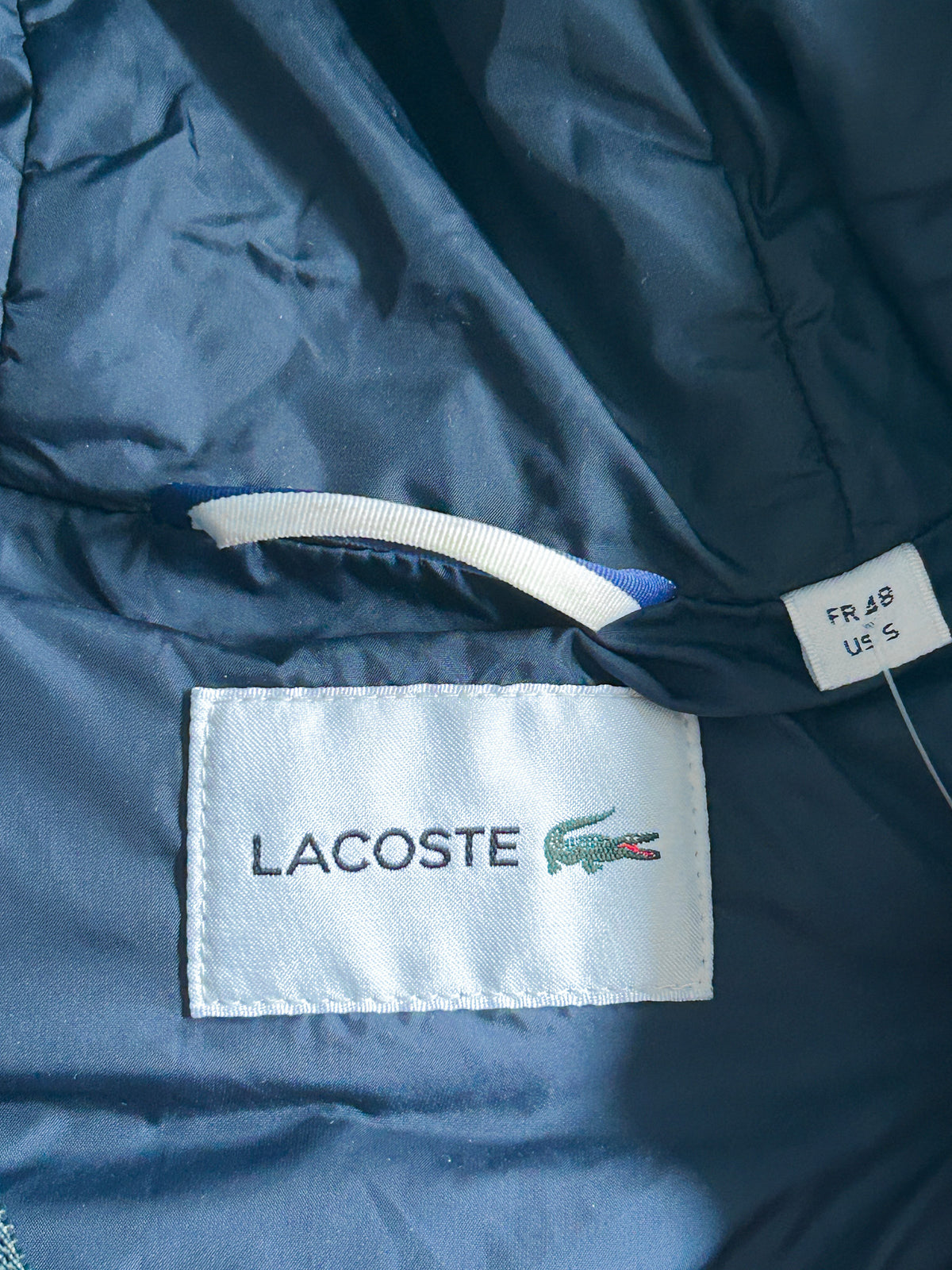 Lacoste Vintage Puffer Weste | S