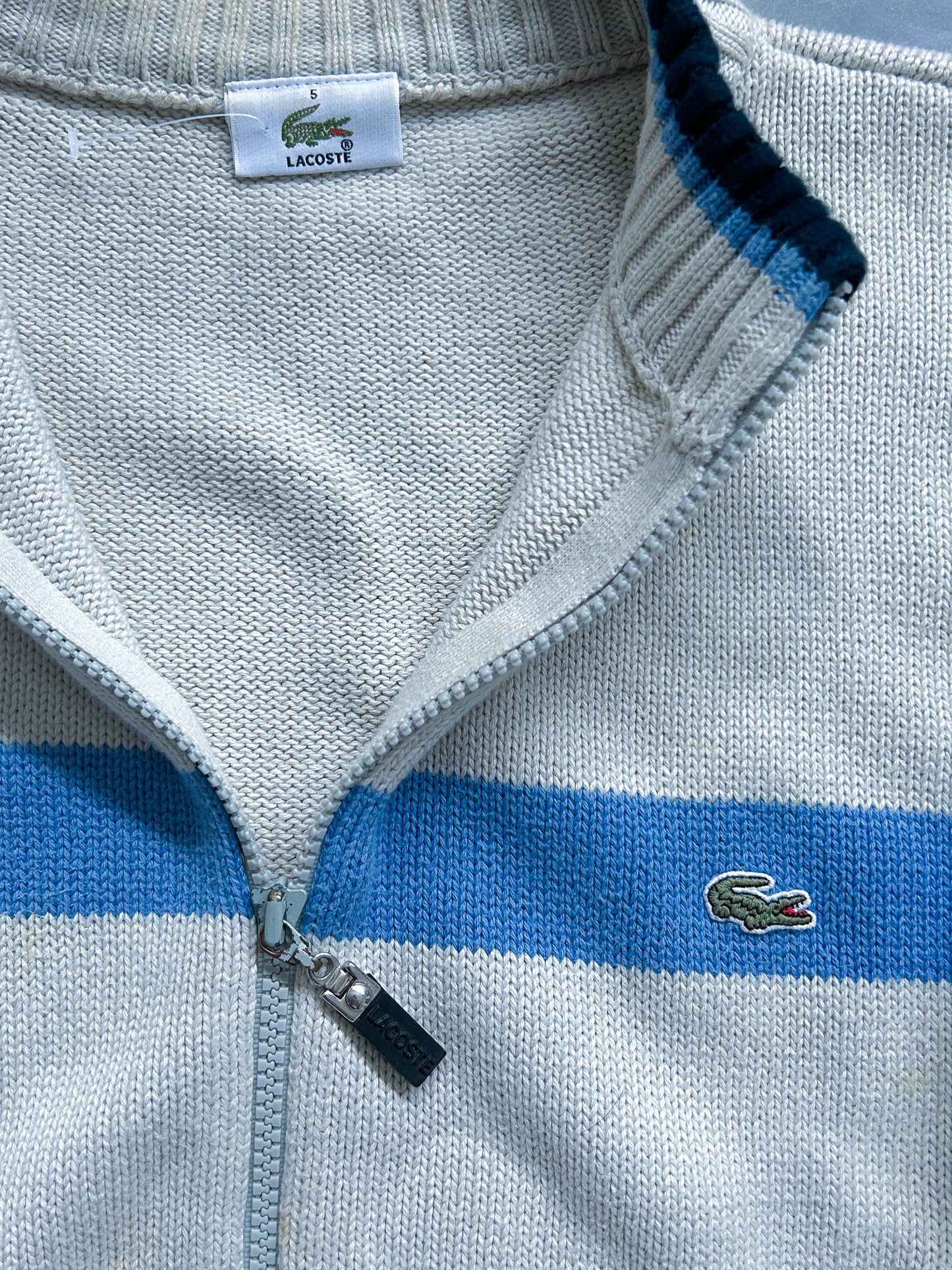 Lacoste Vintage Strickjacke | L