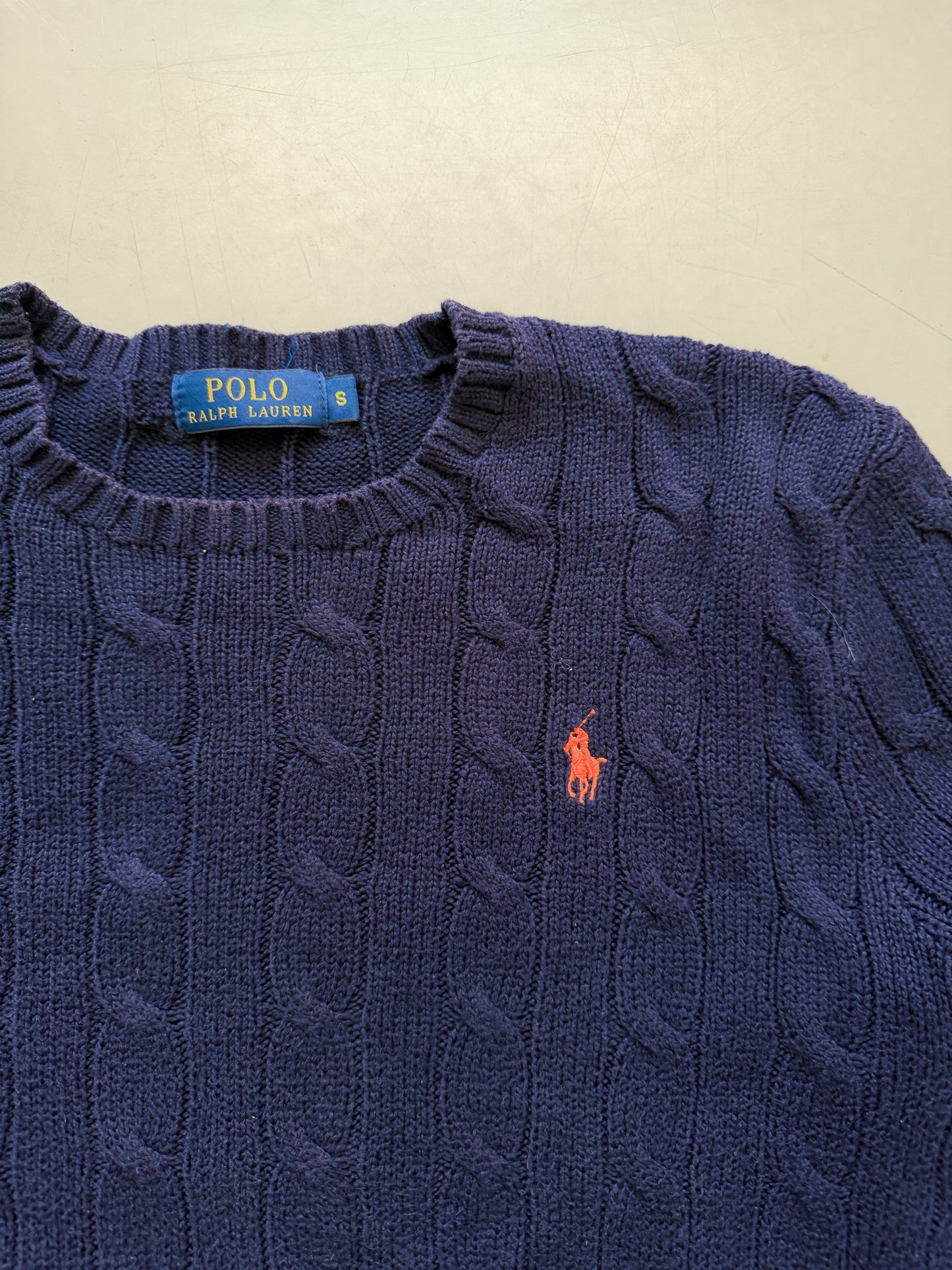 Polo Ralph Lauren Vintage *Cable Knit* Pullover | S