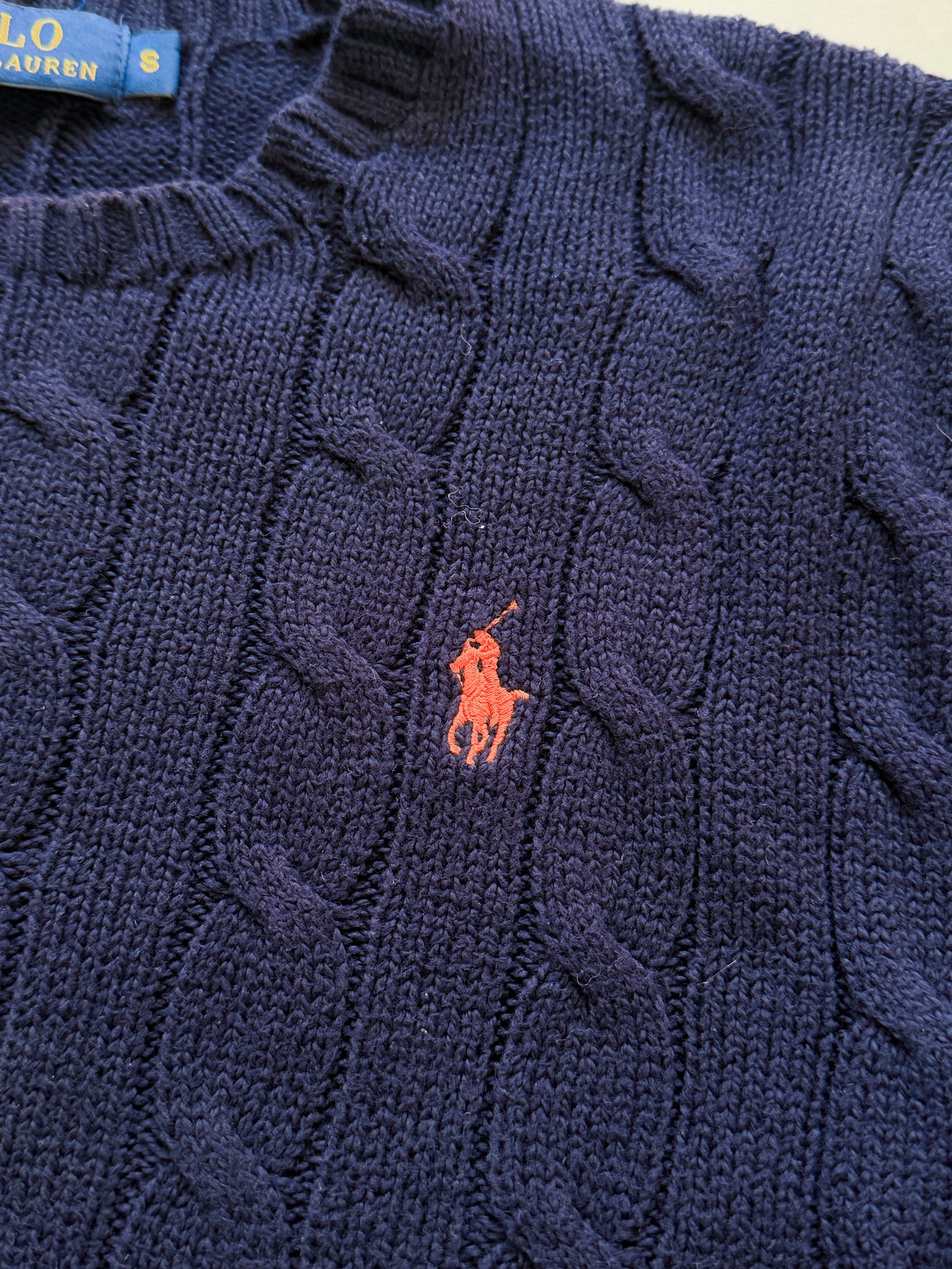 Polo Ralph Lauren Vintage *Cable Knit* Pullover | S