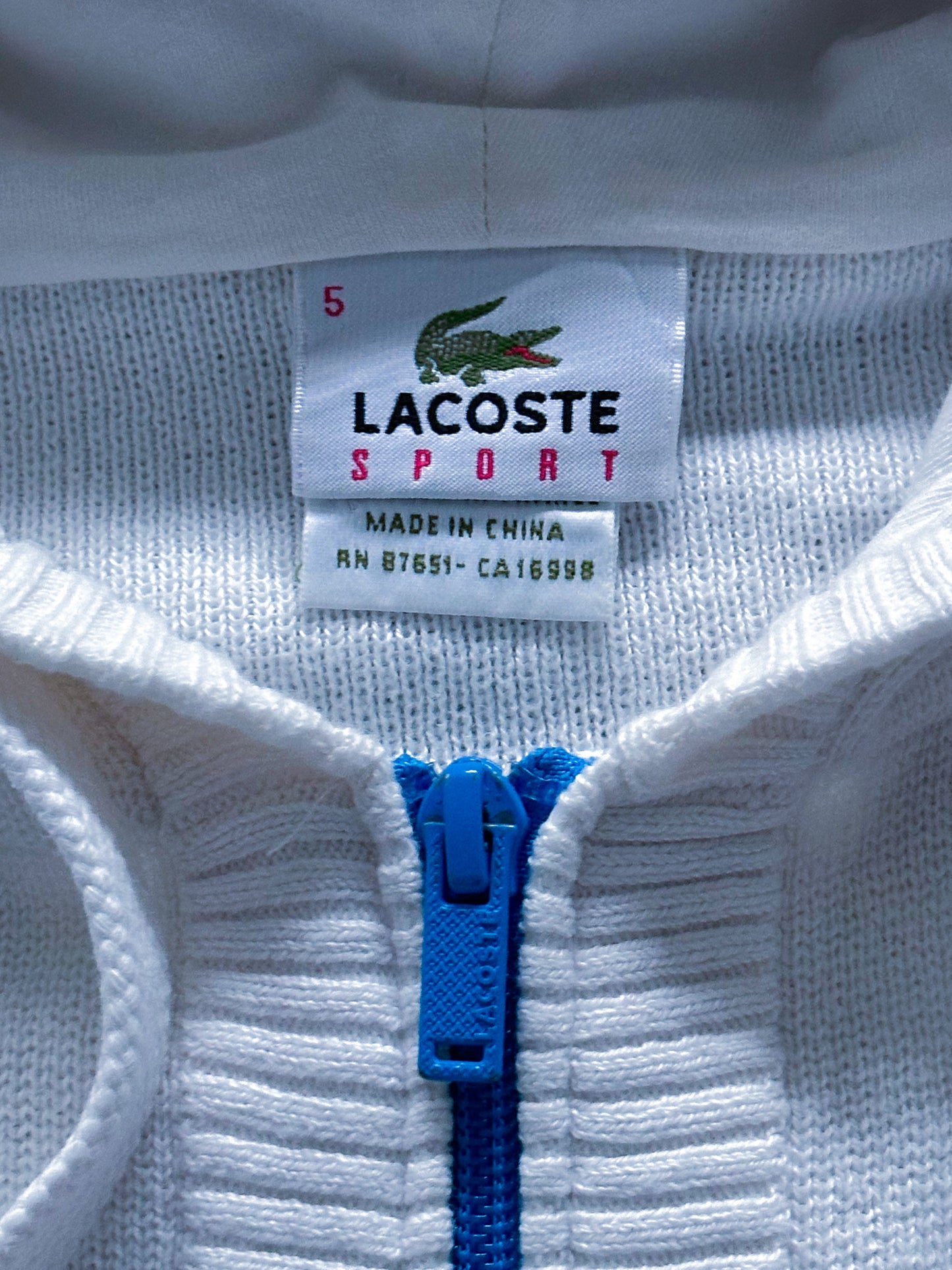 Lacoste Vintage Strickjacke | L
